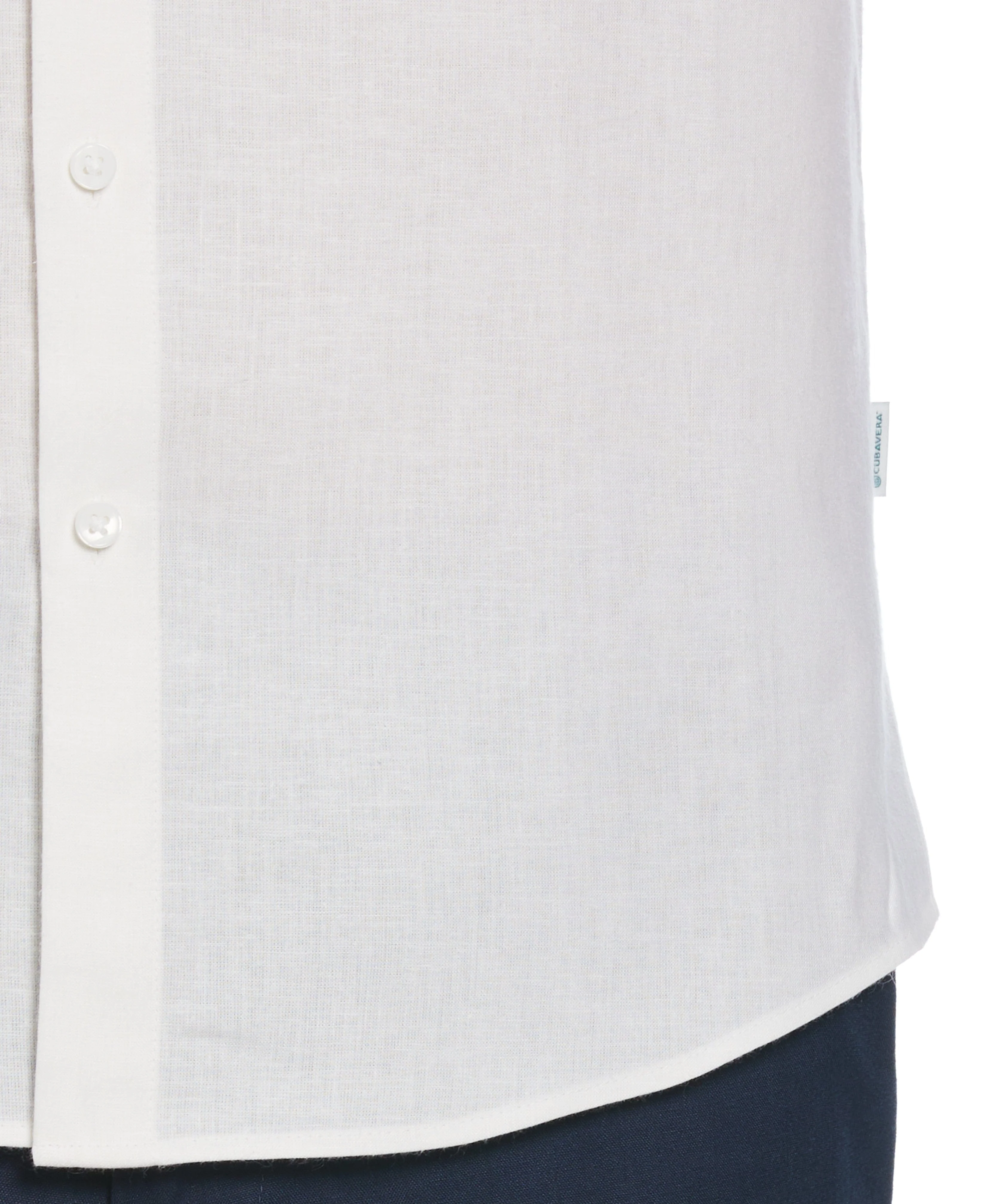 Solid Linen Blend Shirt - Image 3