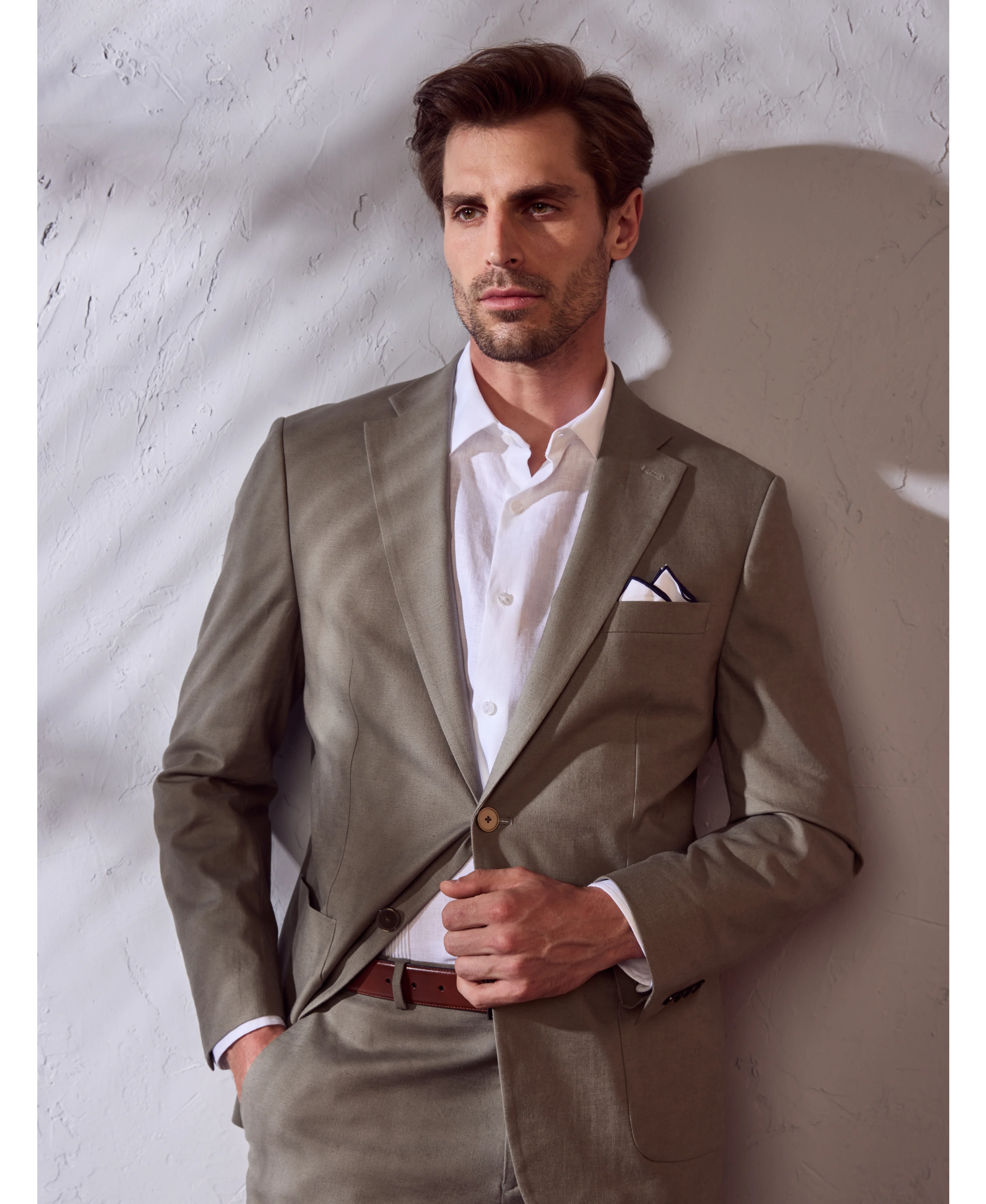 Linen Blend Sports Coat - Image 9