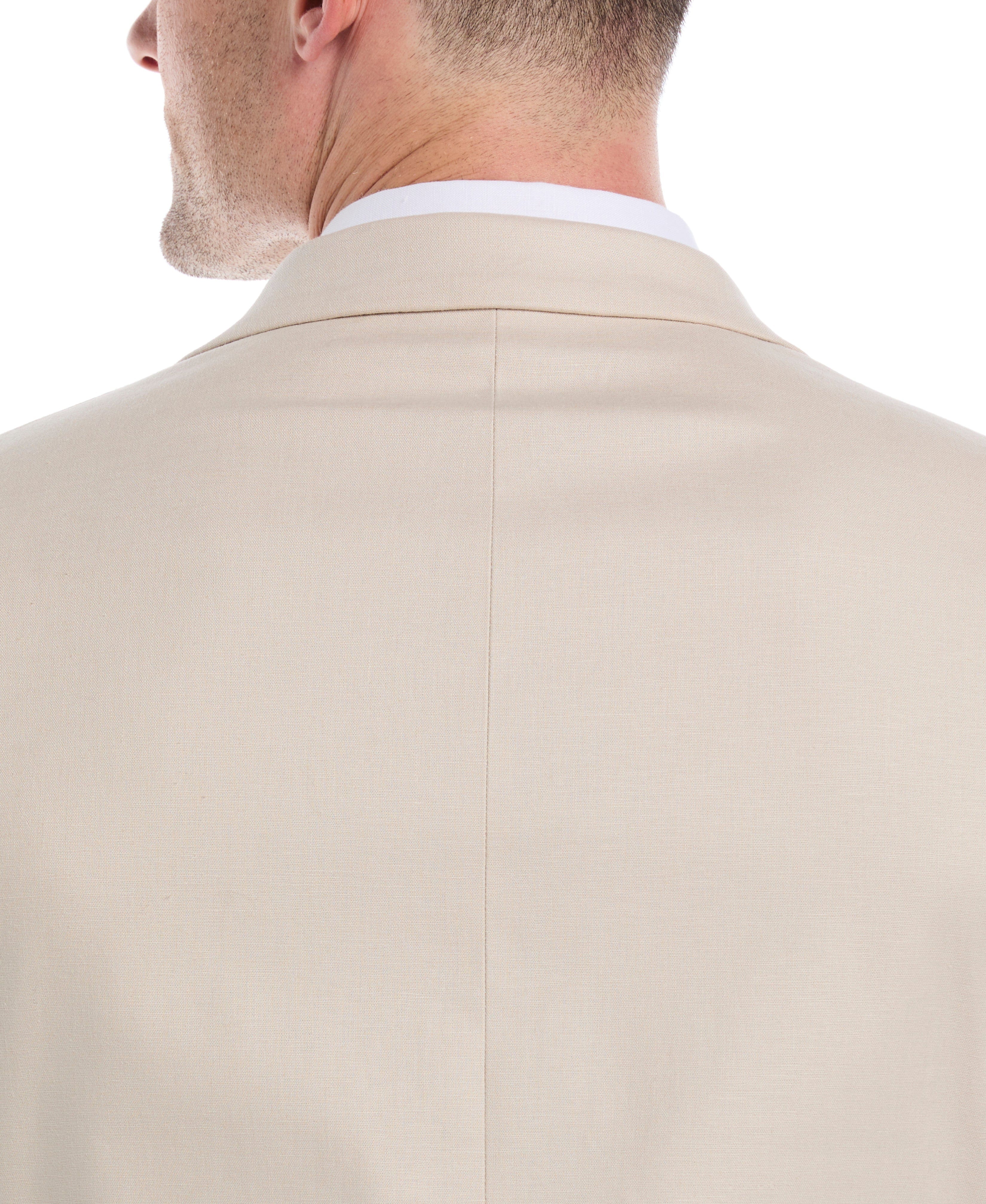 Linen Blend Suit Jacket - Image 14