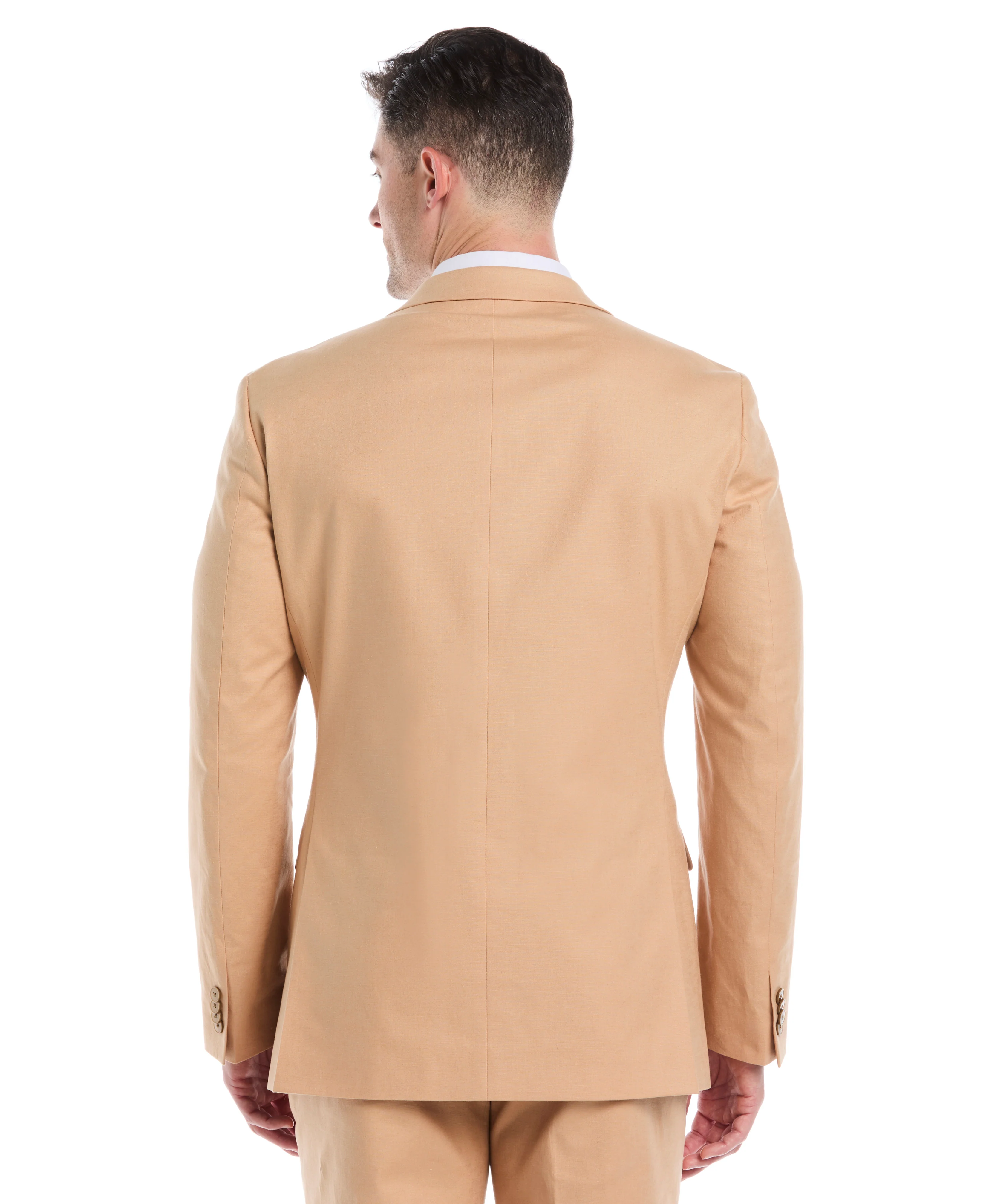 Linen Blend Suit Jacket - Image 3
