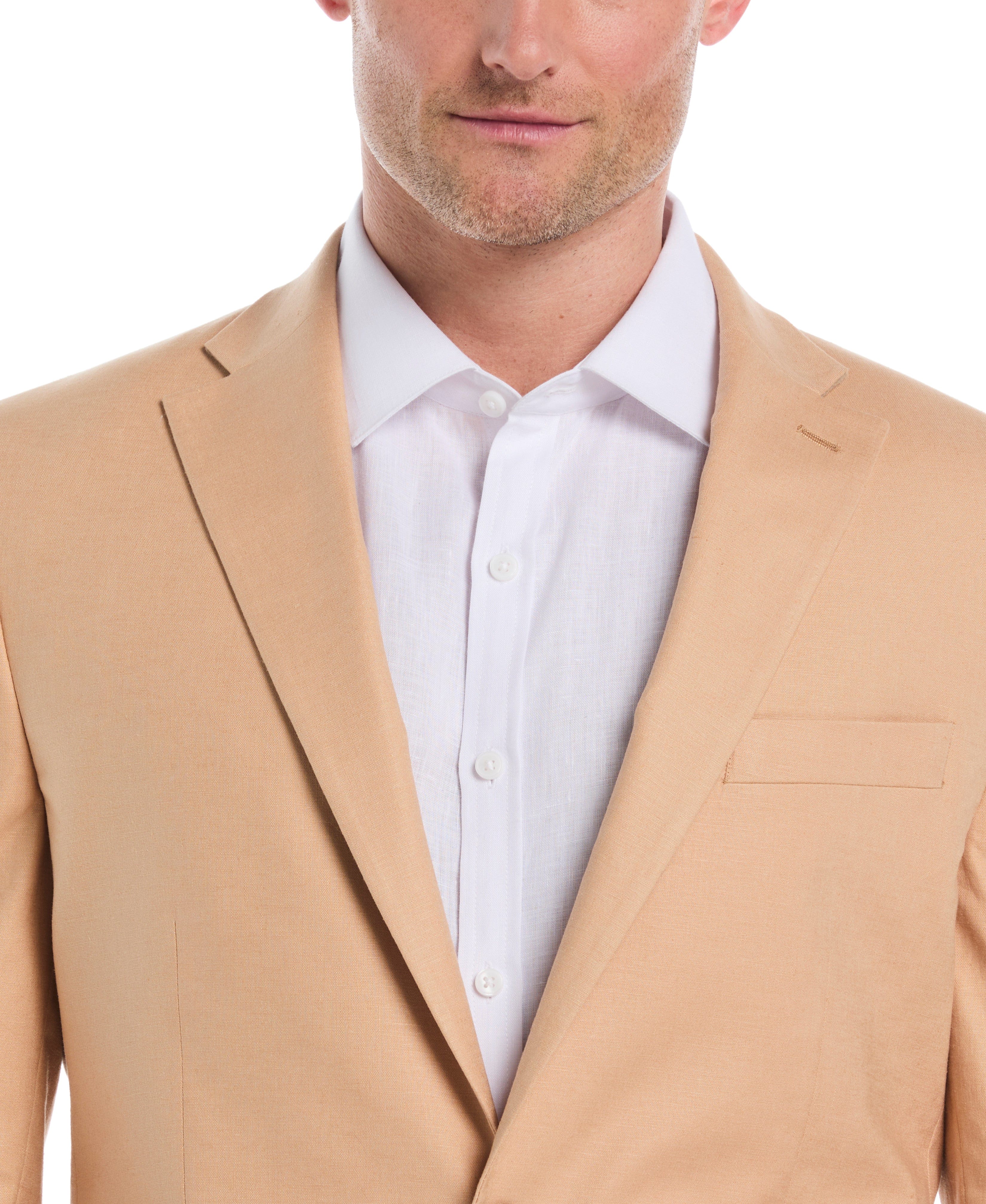 Linen Blend Suit Jacket - Image 4