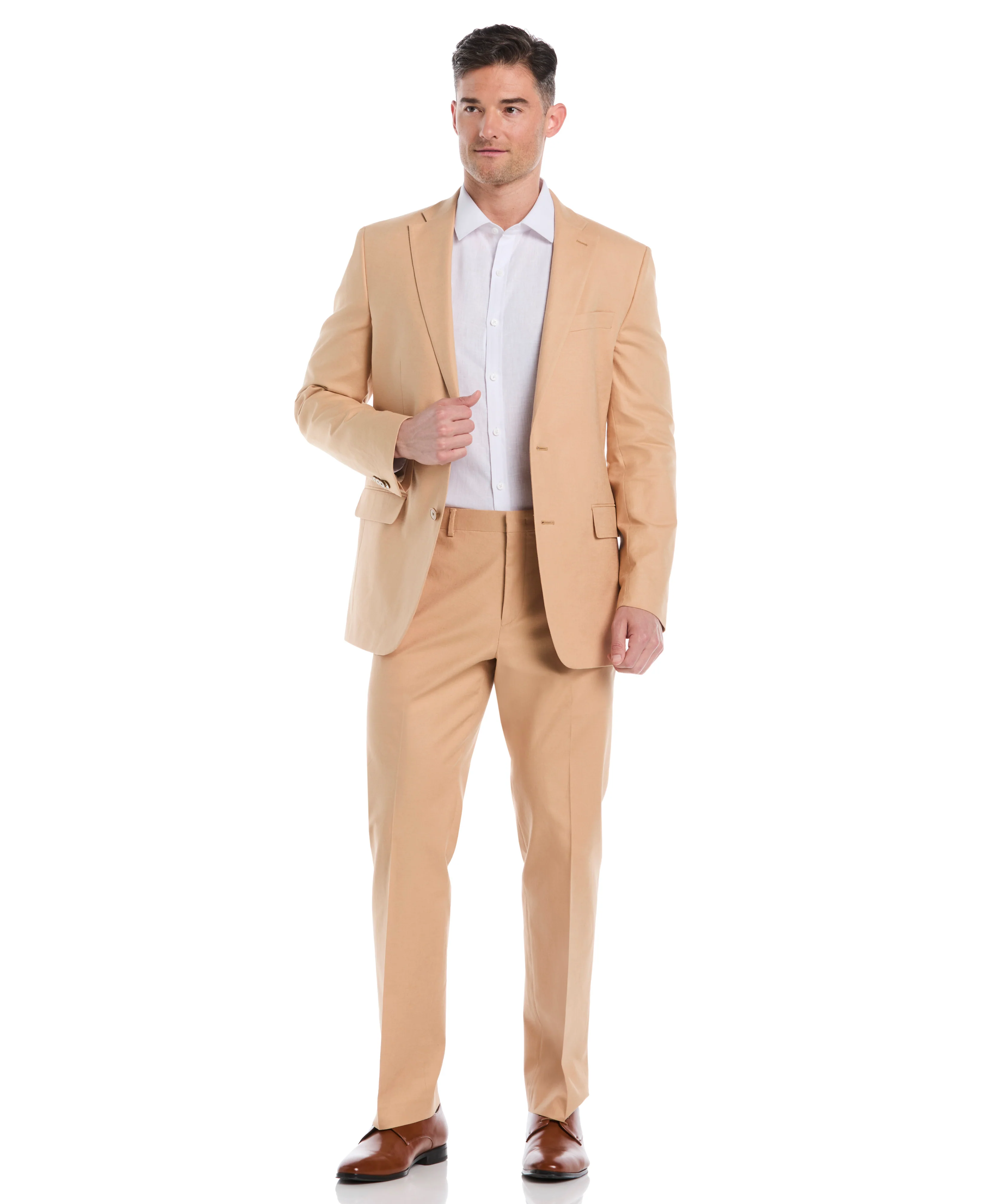 Linen Blend Suit Jacket - Image 6