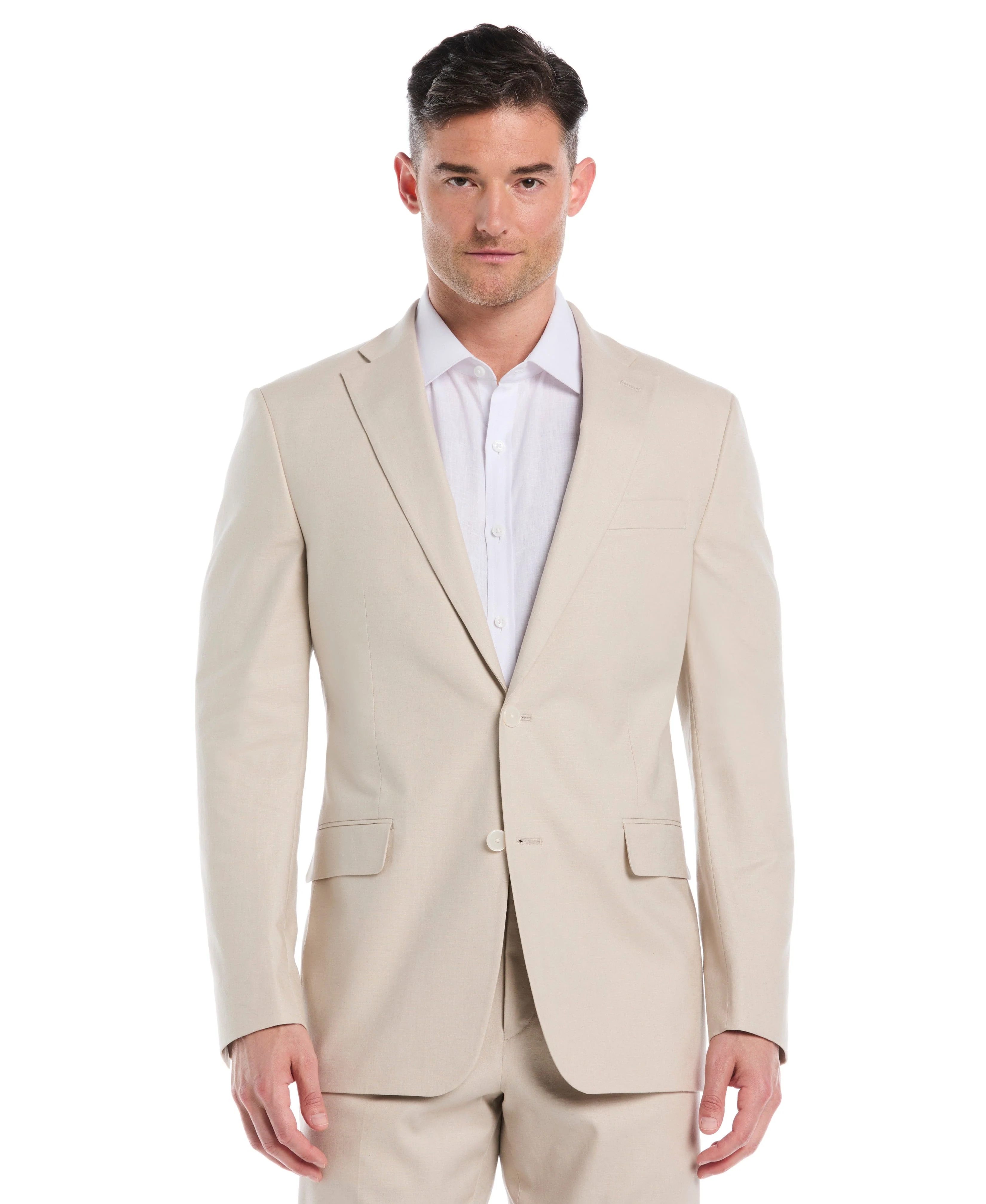 Linen Blend Suit Jacket - Image 8