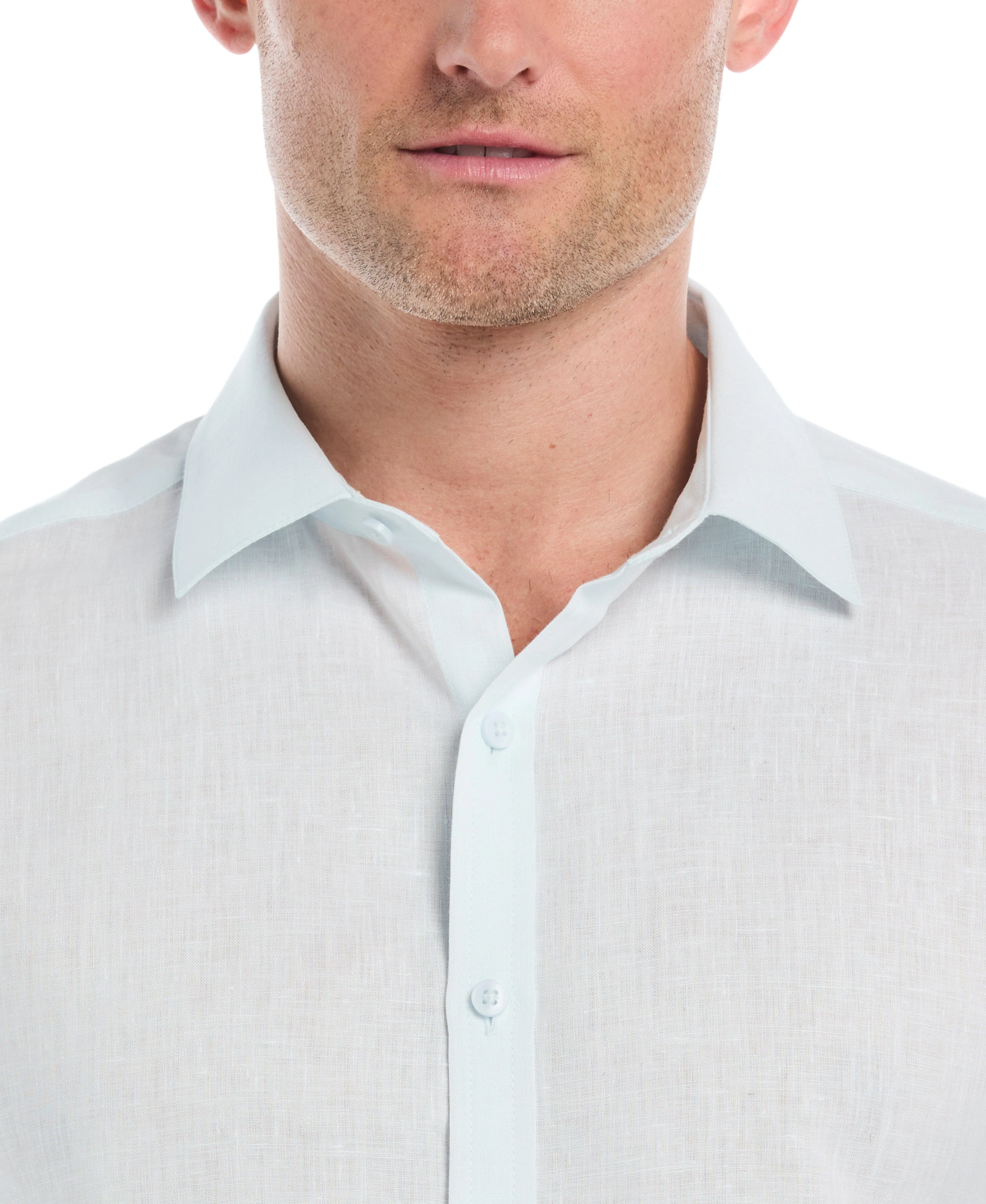 Travelselect™ Linen-Blend Long Sleeve Shirt - Image 10
