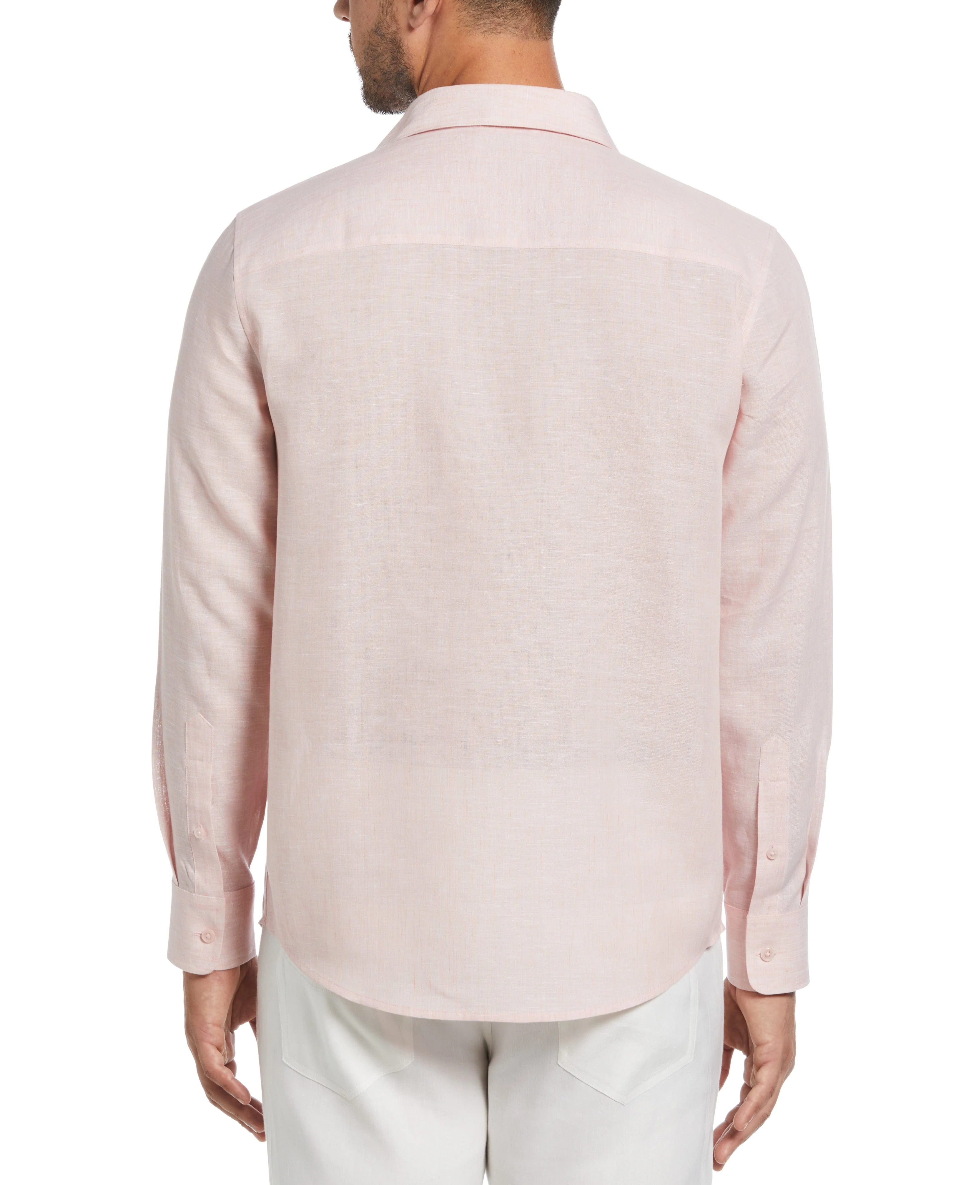 Travelselect™ Linen-Blend Long Sleeve Shirt - Image 25