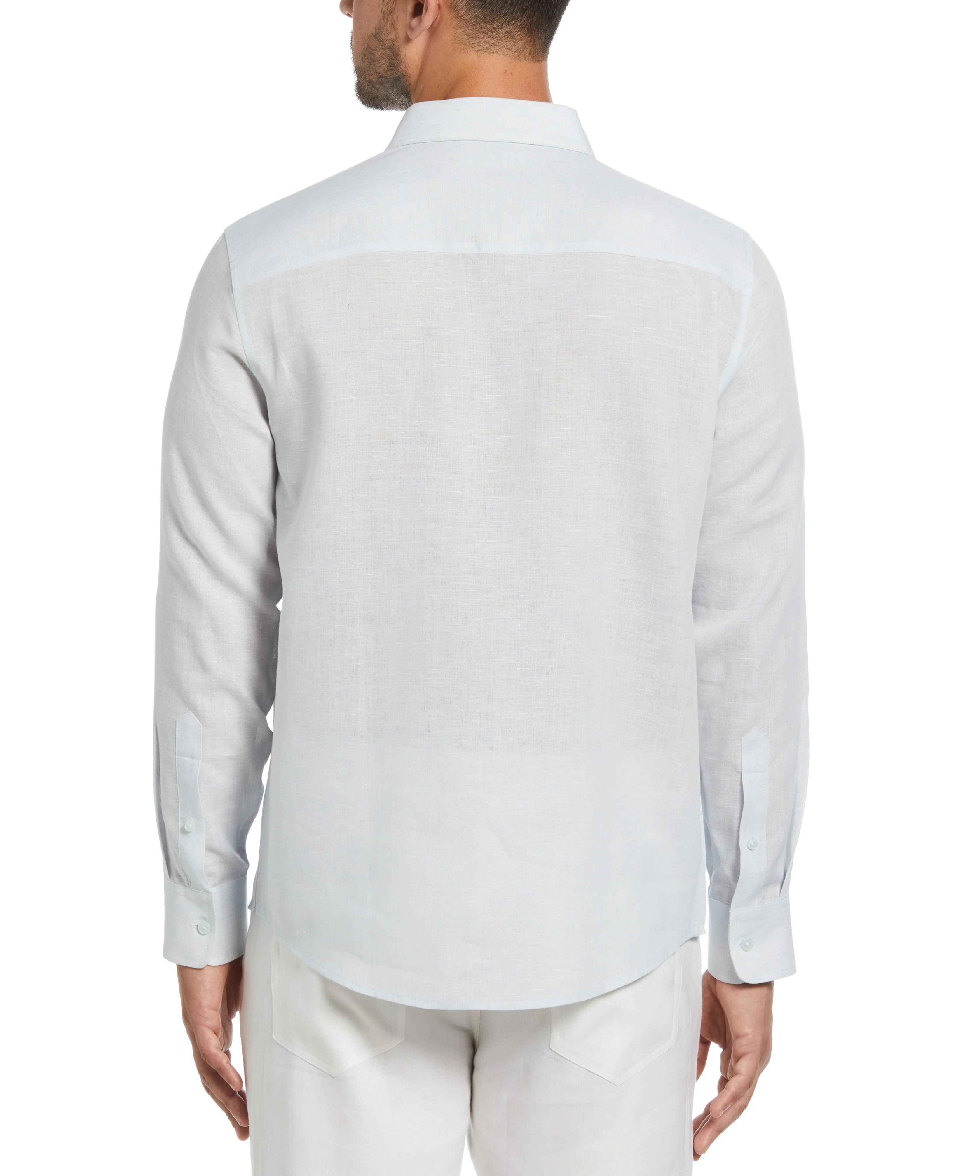 Travelselect™ Linen-Blend Long Sleeve Shirt - Image 30
