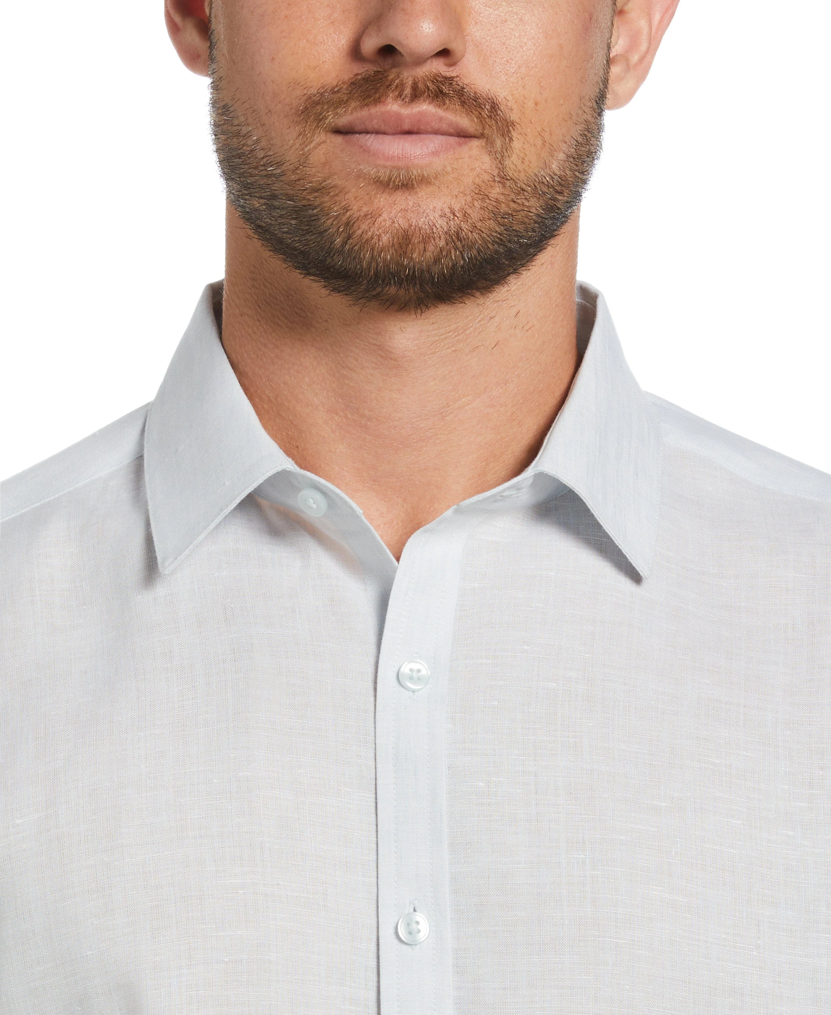 Travelselect™ Linen-Blend Long Sleeve Shirt - Image 32