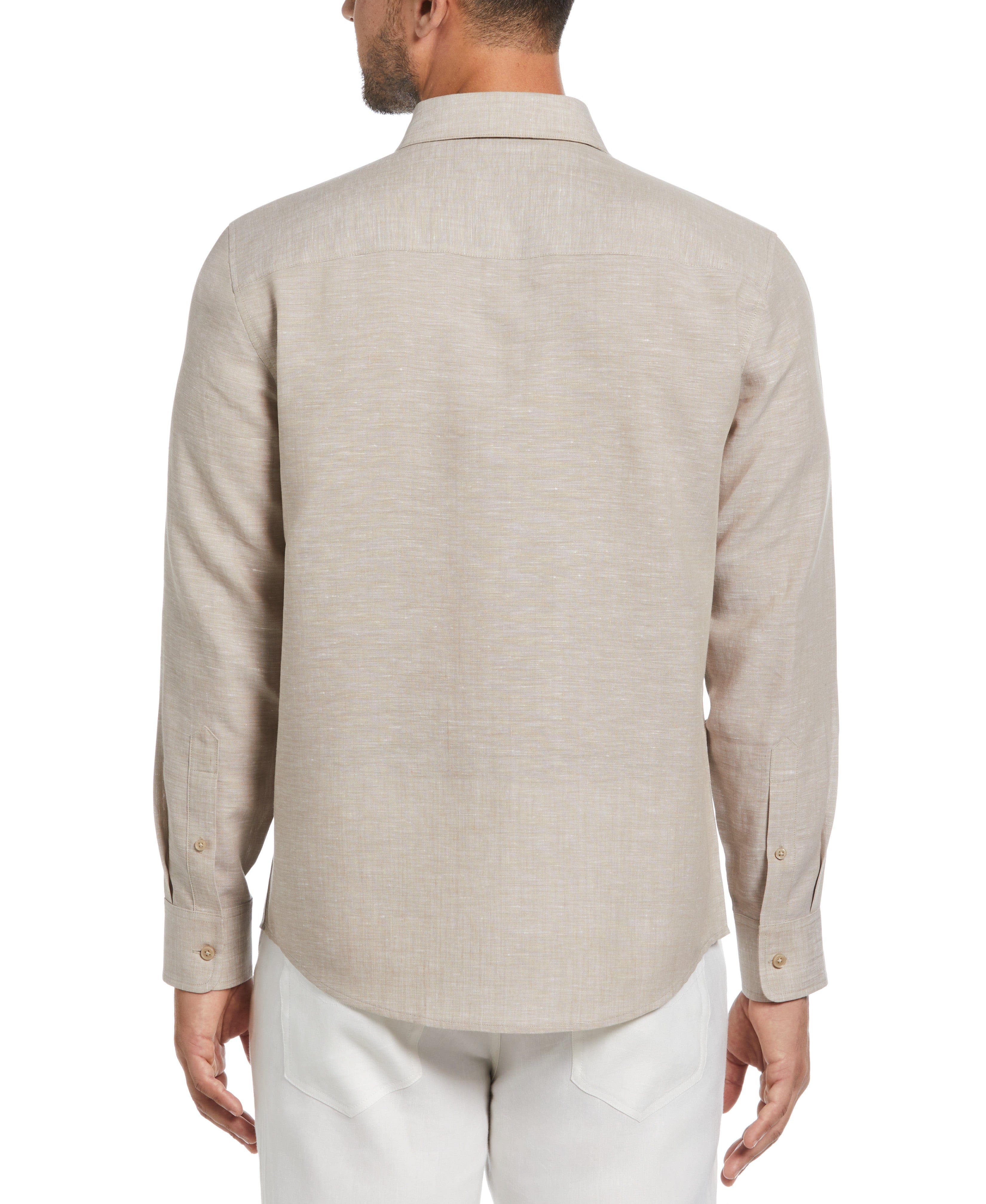 Travelselect™ Linen-Blend Long Sleeve Shirt - Image 35