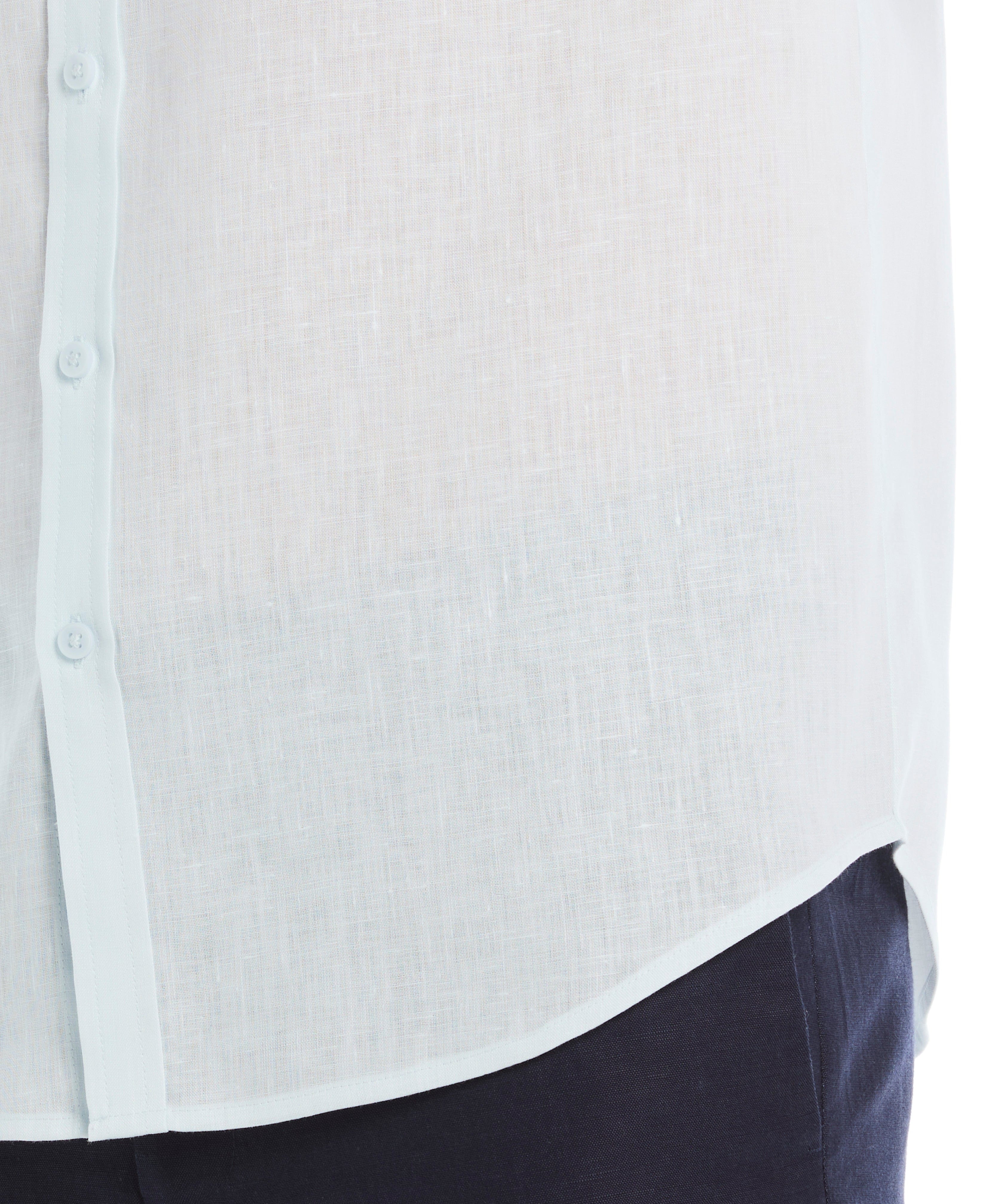 Travelselect™ Linen-Blend Long Sleeve Shirt - Image 9