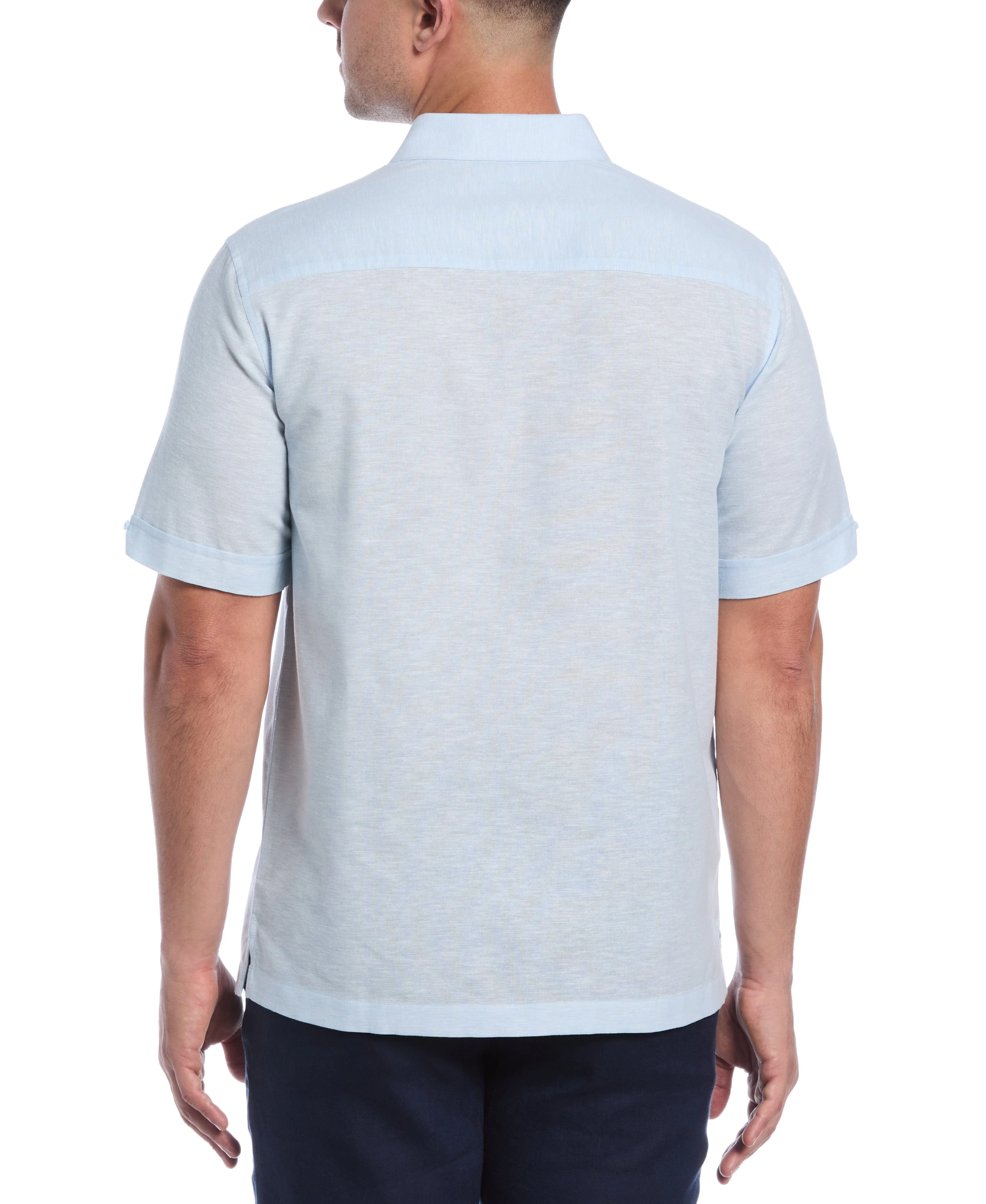 Linen Blend Tuck Panel Shirt - Image 17