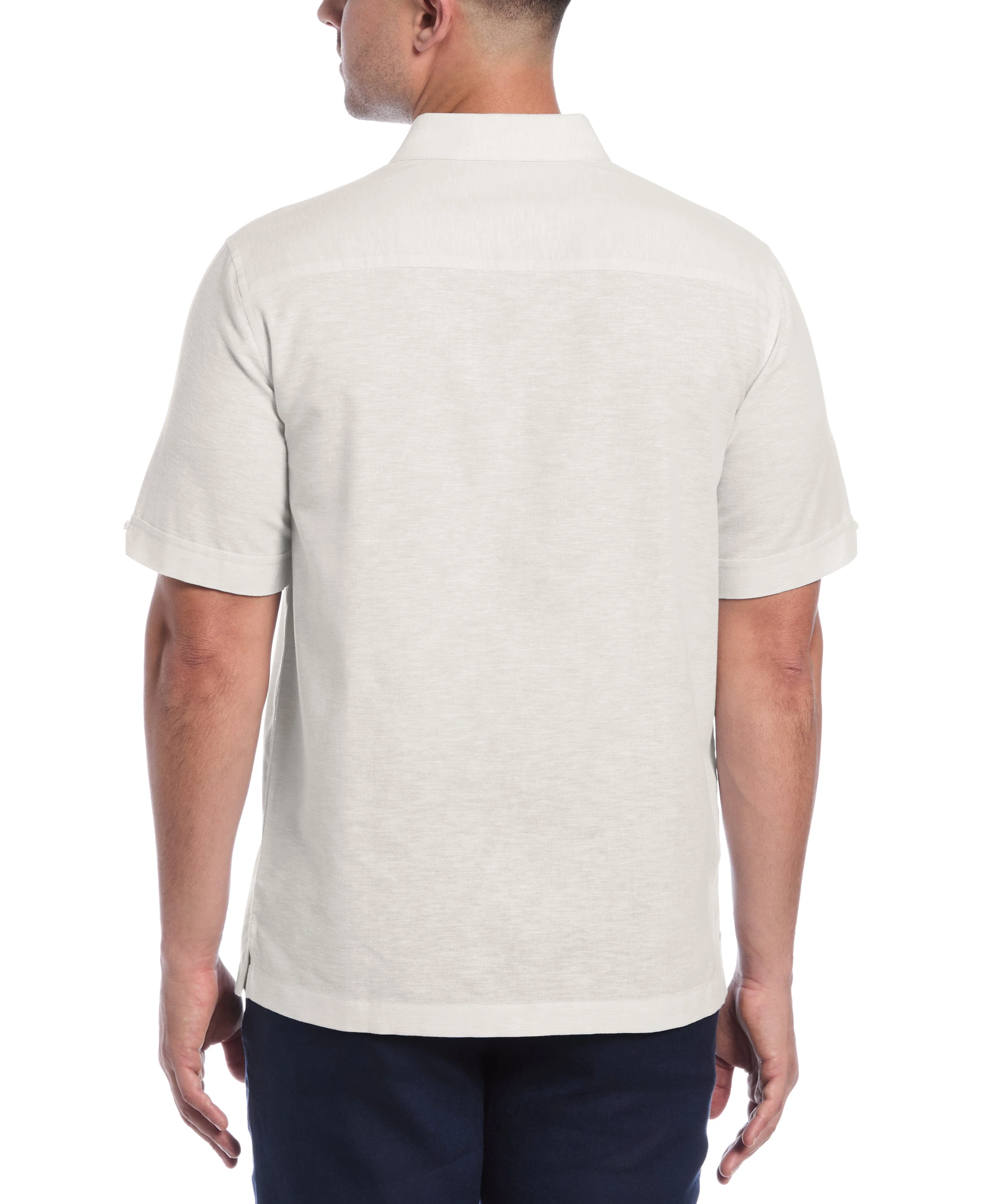 Linen Blend Tuck Panel Shirt - Image 7