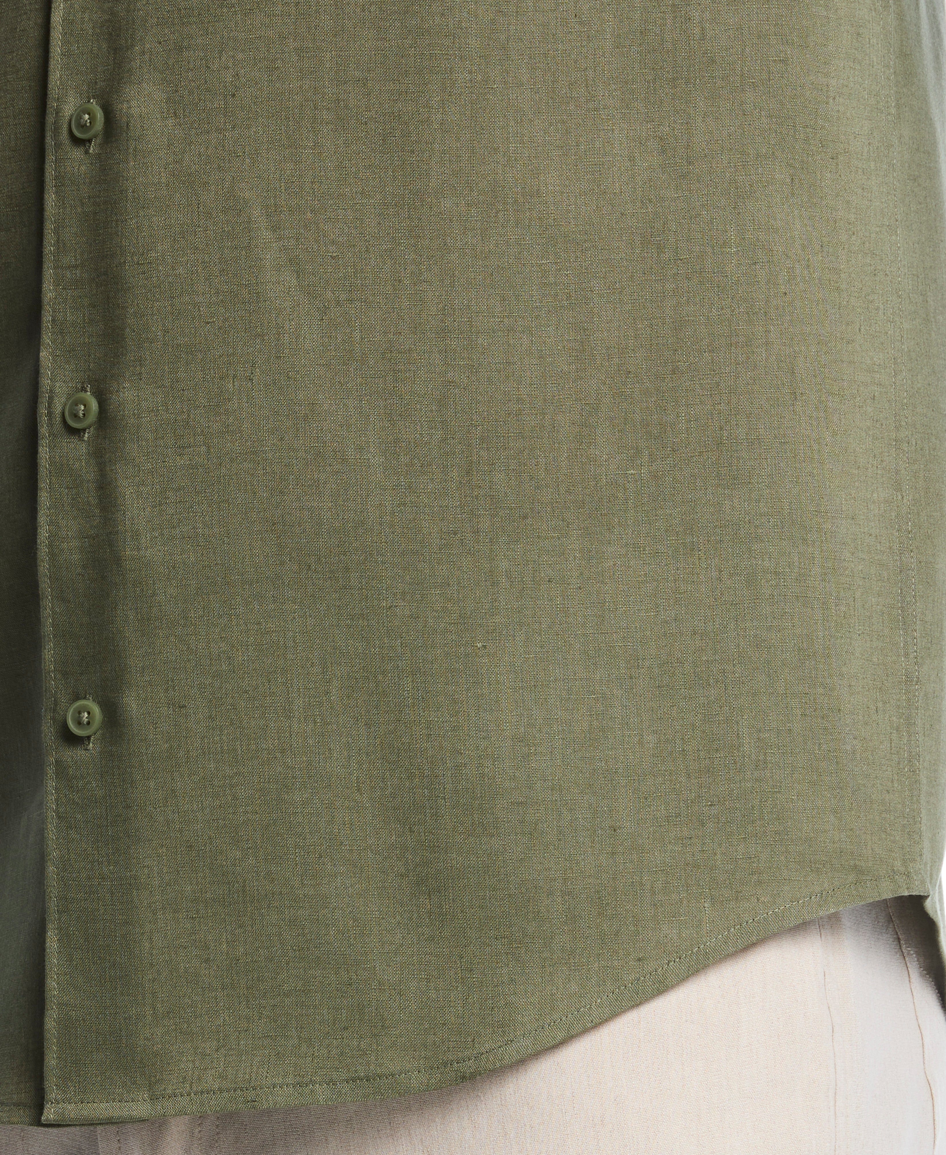 Travelselect™ Linen-Blend Rolled Sleeve Shirt - Image 11