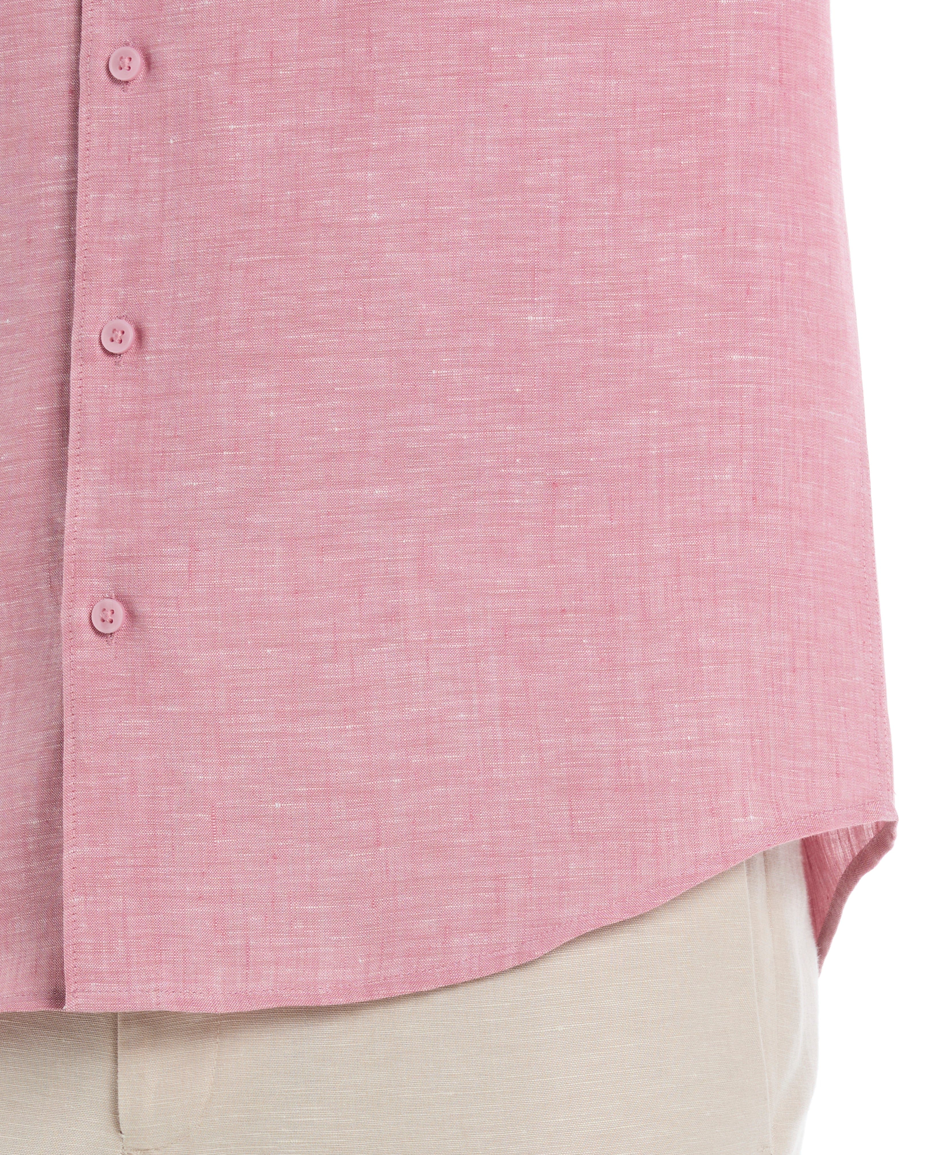 Travelselect™ Linen-Blend Rolled Sleeve Shirt - Image 18