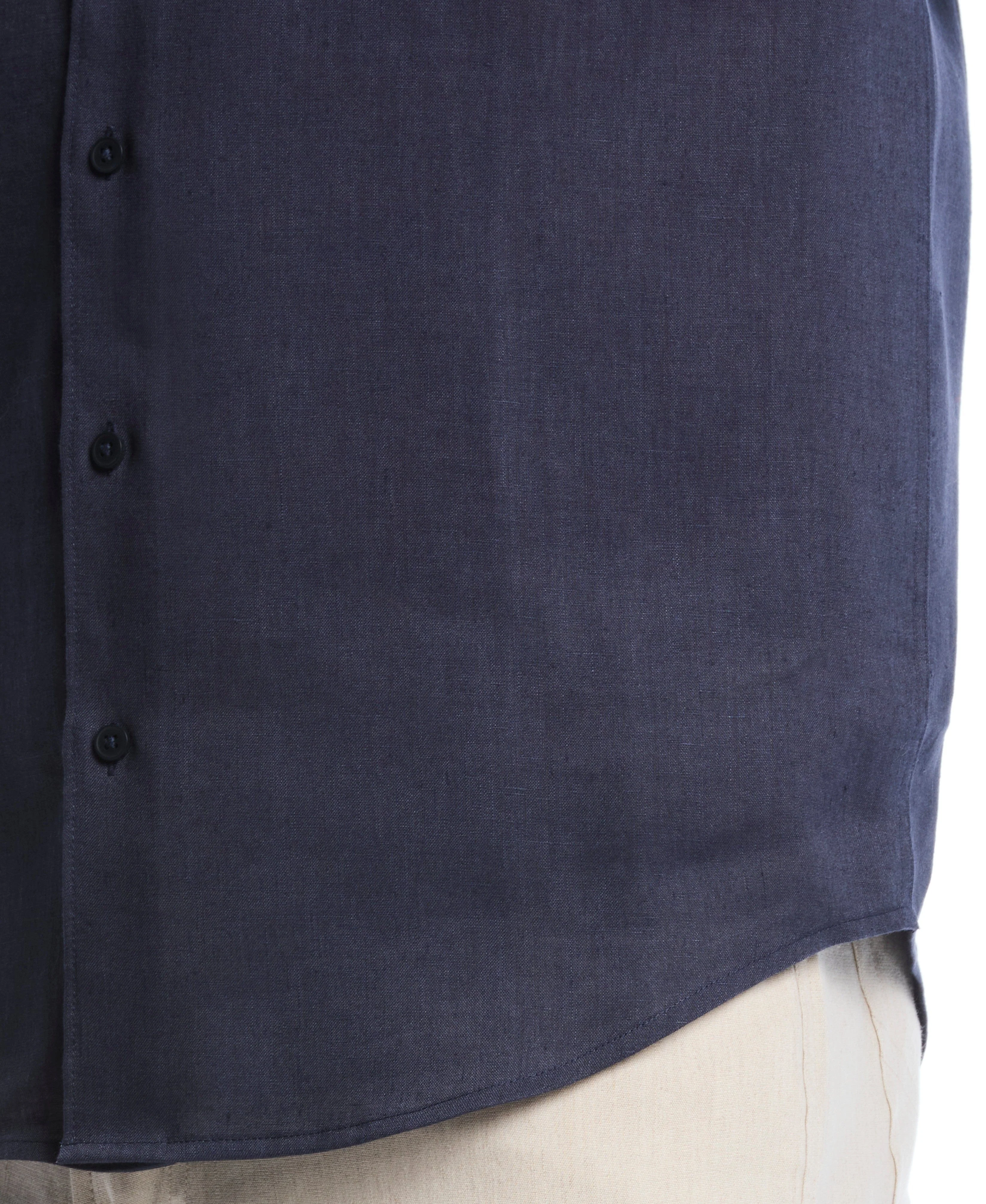 Travelselect™ Linen-Blend Rolled Sleeve Shirt - Image 25