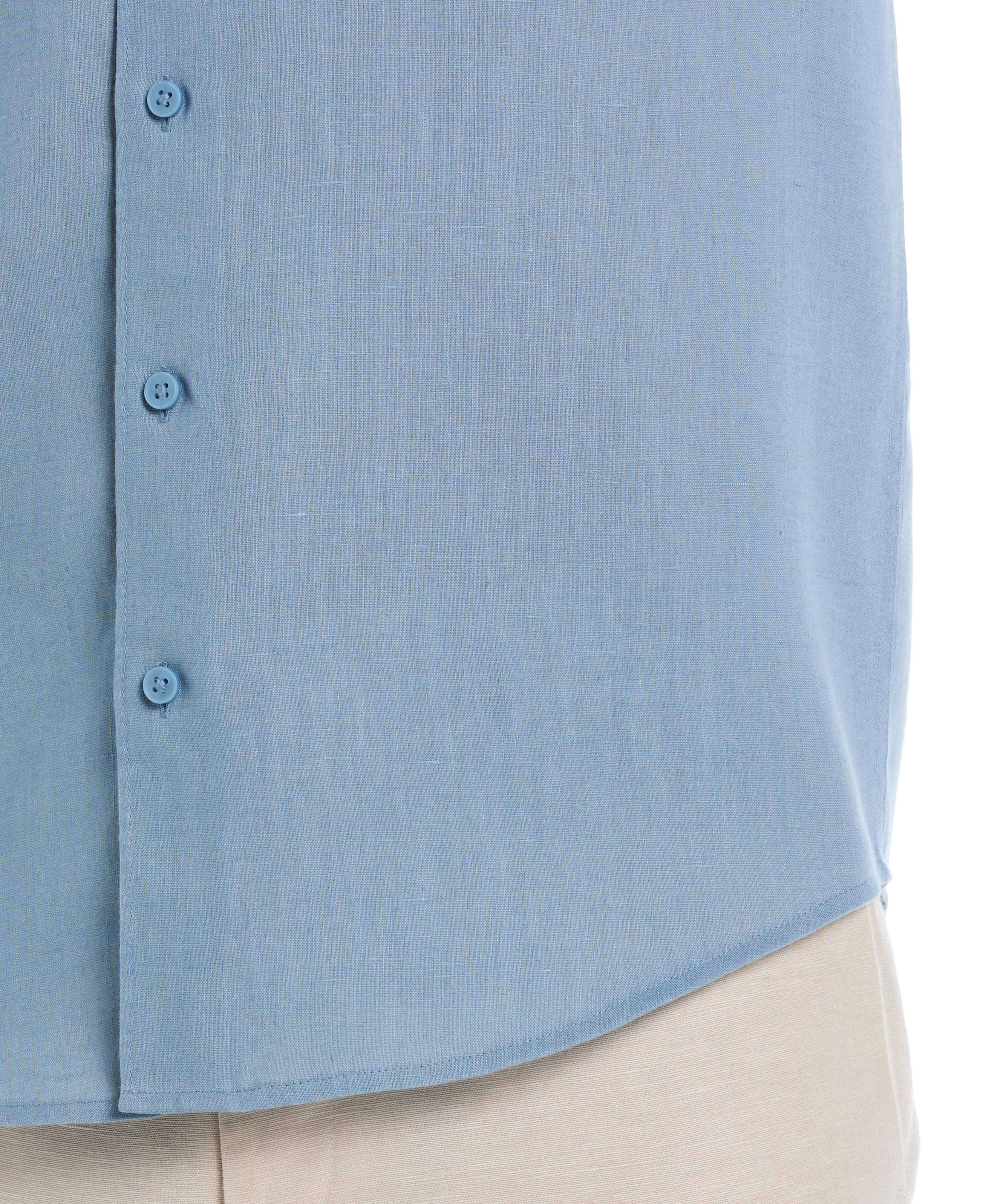 Travelselect™ Linen-Blend Rolled Sleeve Shirt - Image 3
