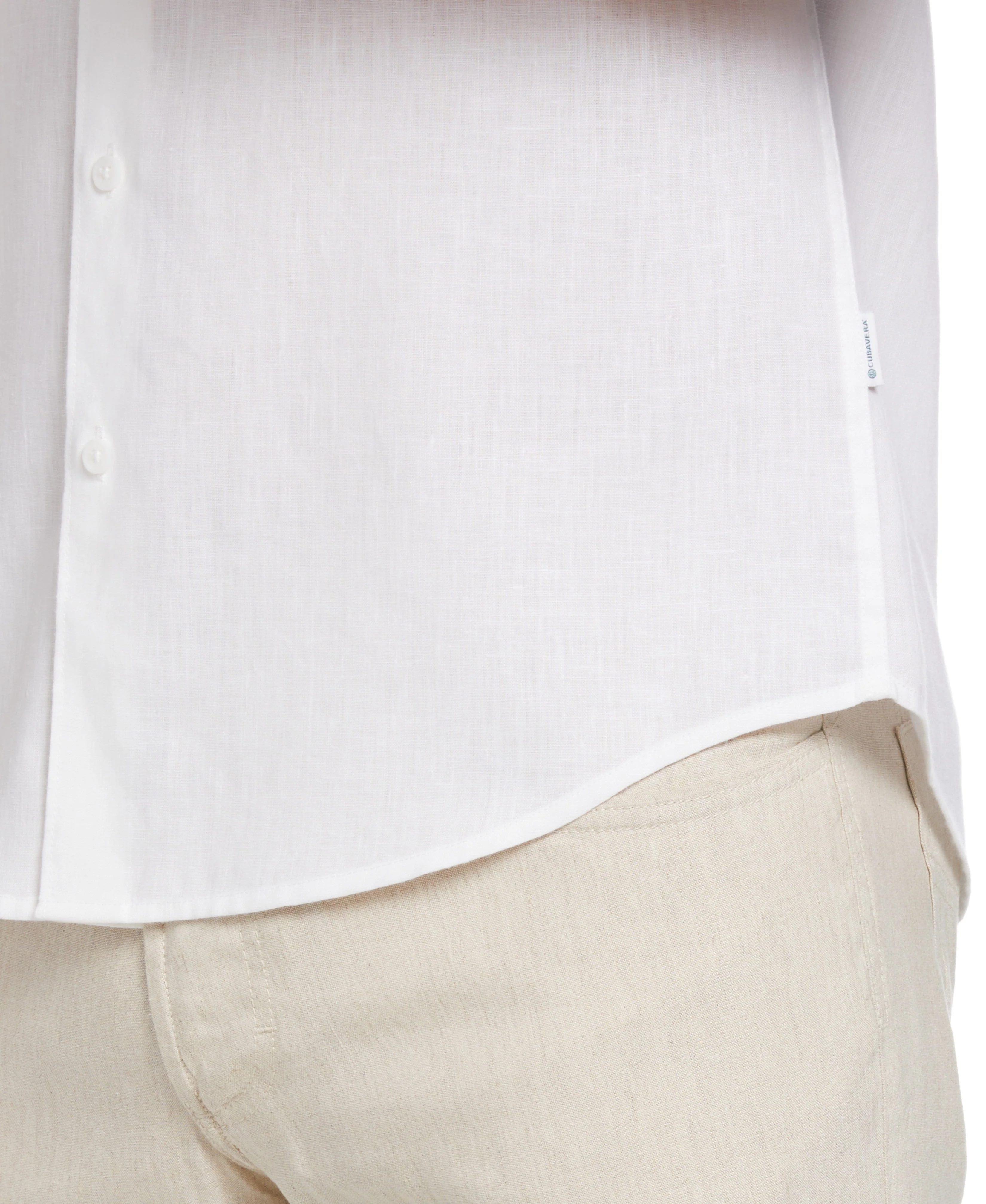 Travelselect™ Linen-Blend Rolled Sleeve Shirt - Image 32
