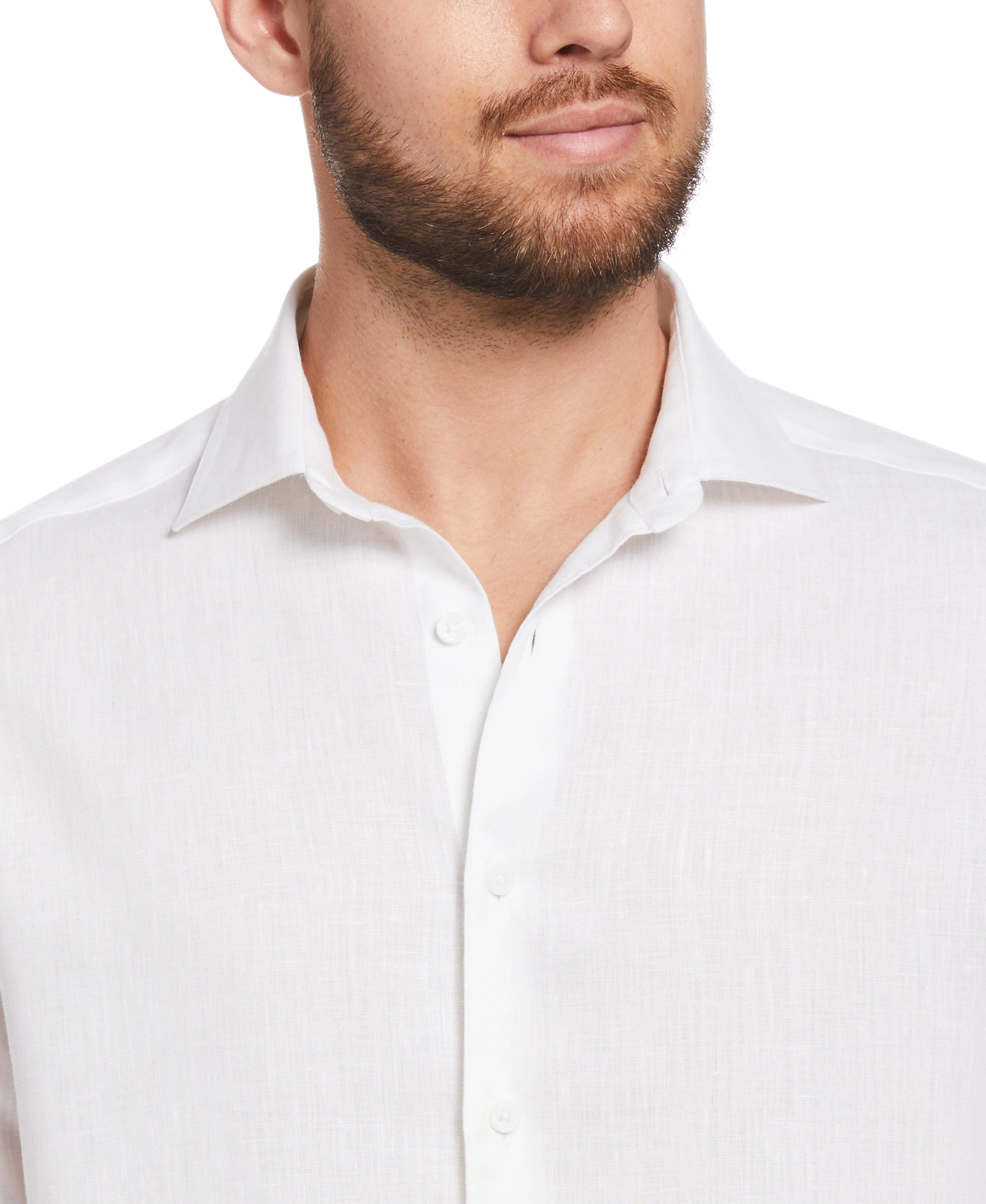 Travelselect™ Linen-Blend Rolled Sleeve Shirt - Image 34