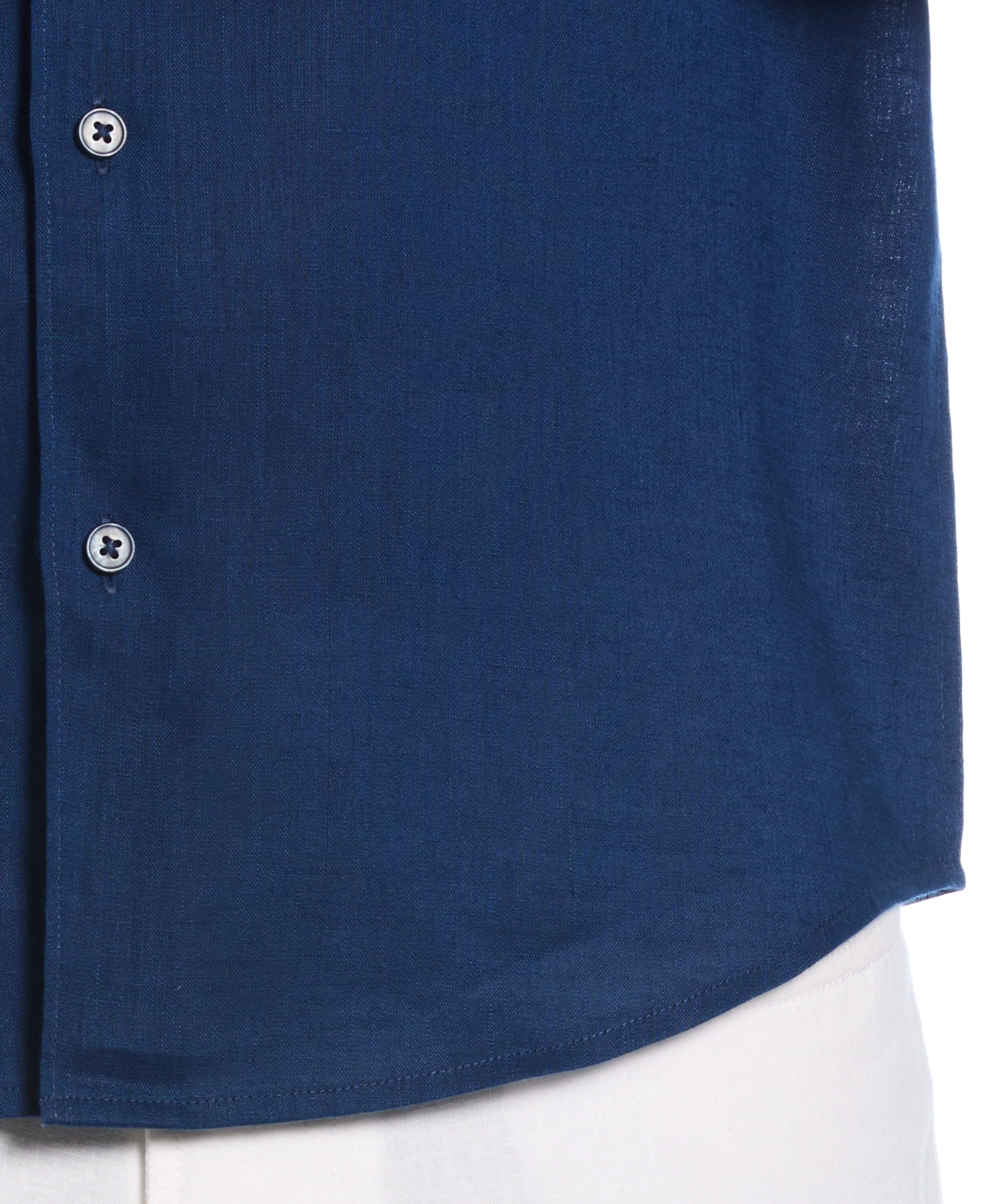 Travelselect™ Linen-Blend Rolled Sleeve Shirt - Image 43