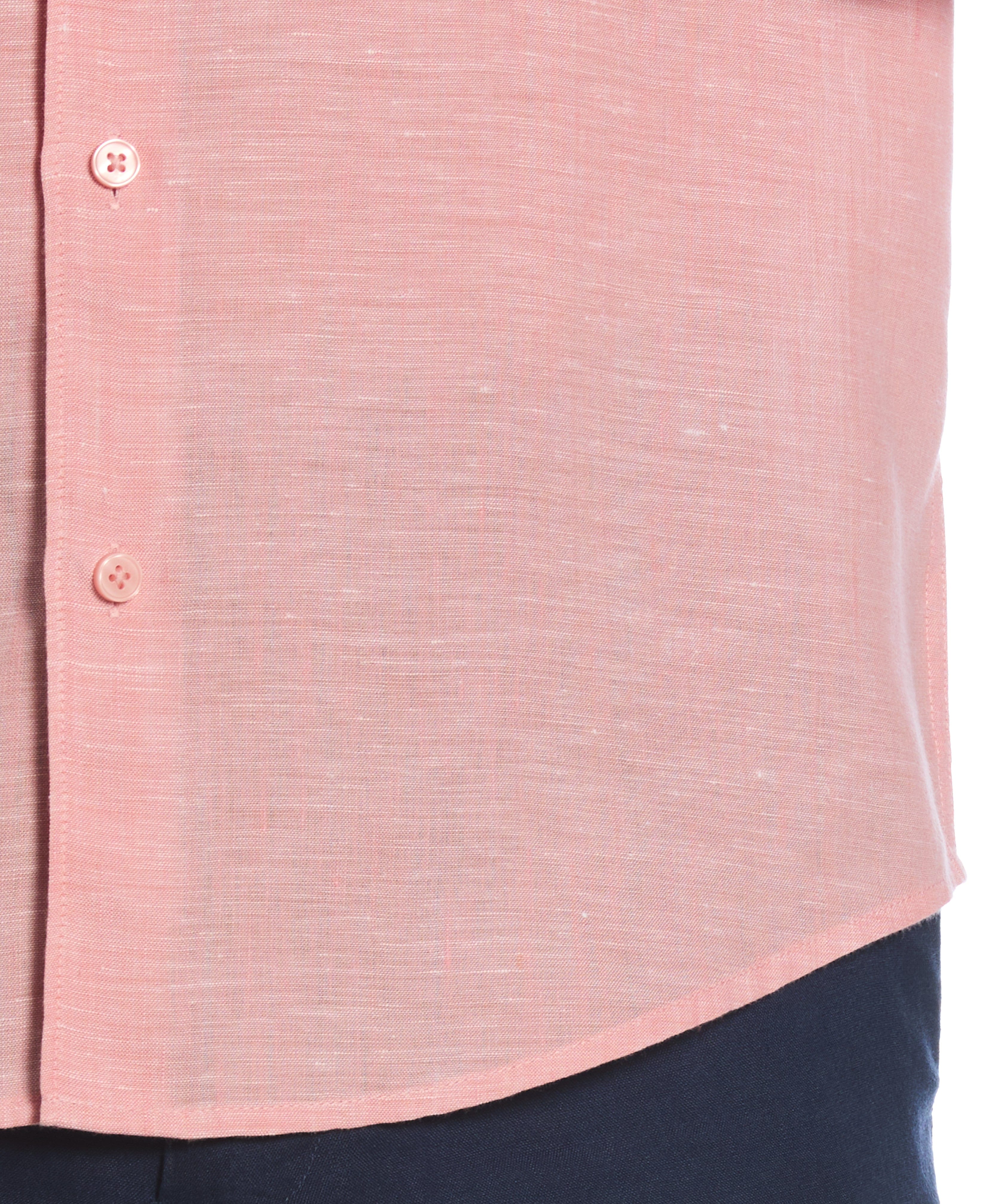 Travelselect™ Linen-Blend Rolled Sleeve Shirt - Image 56