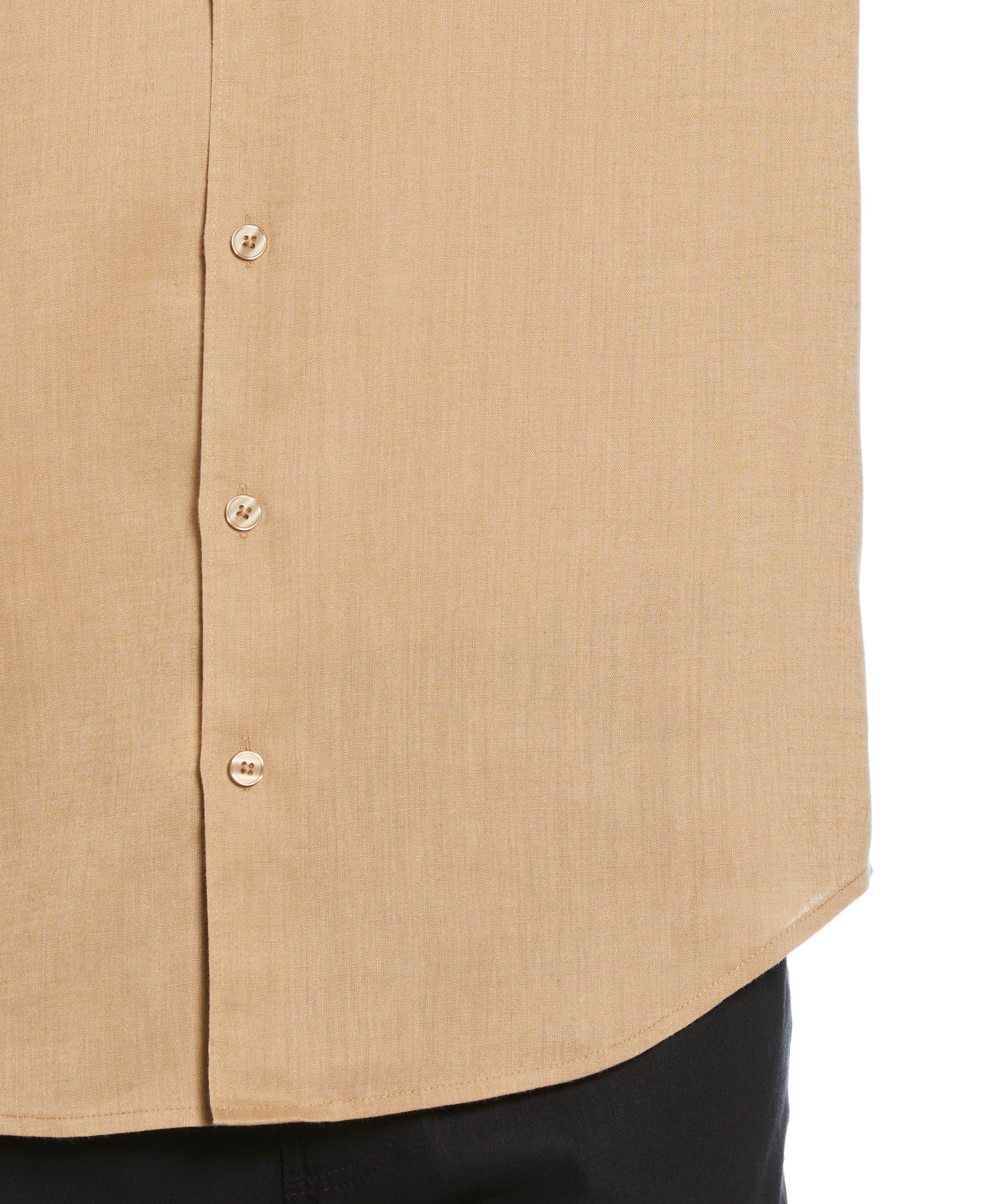 Travelselect™ Linen-Blend Rolled Sleeve Shirt - Image 63