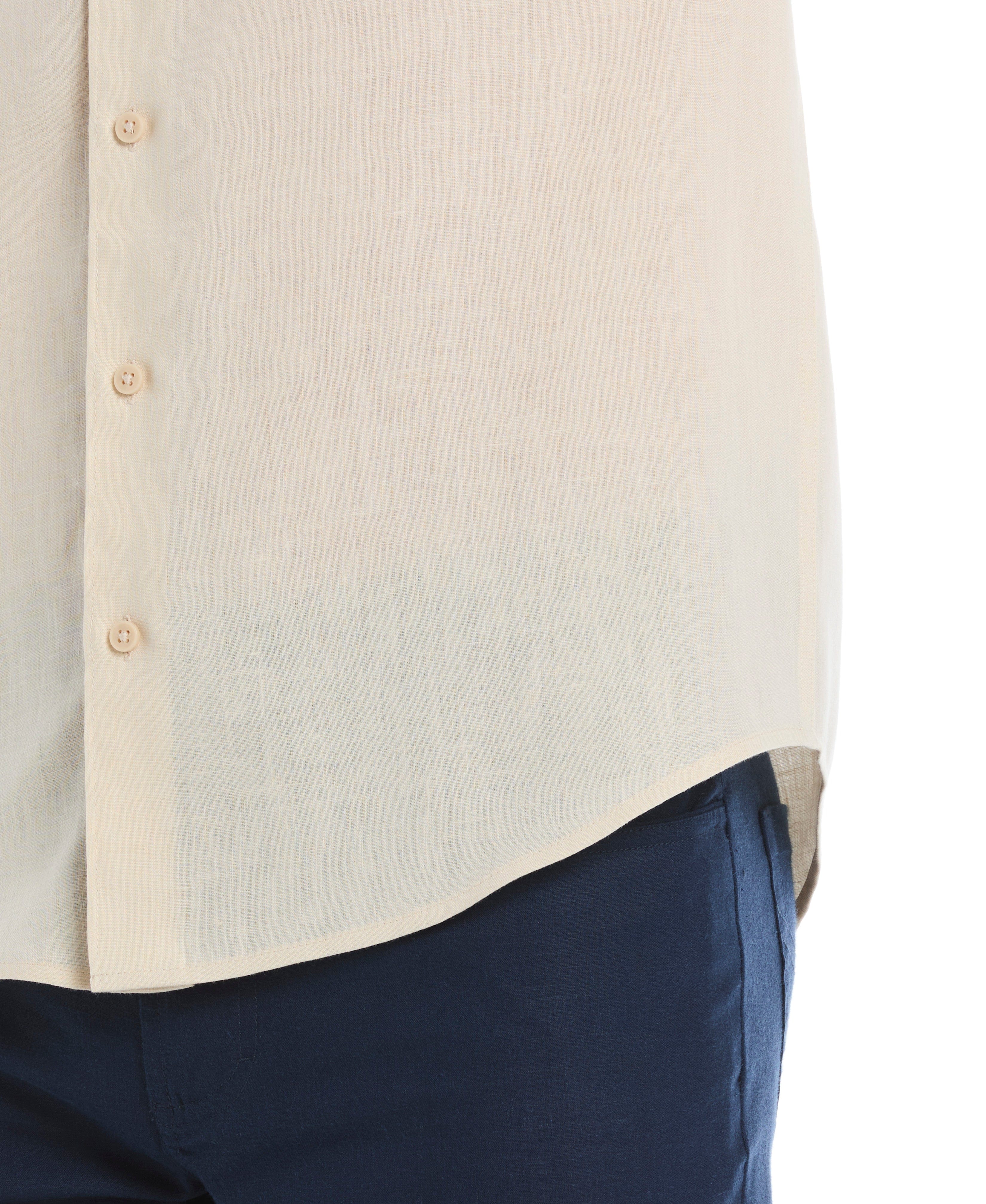 Travelselect™ Linen-Blend Rolled Sleeve Shirt - Image 84