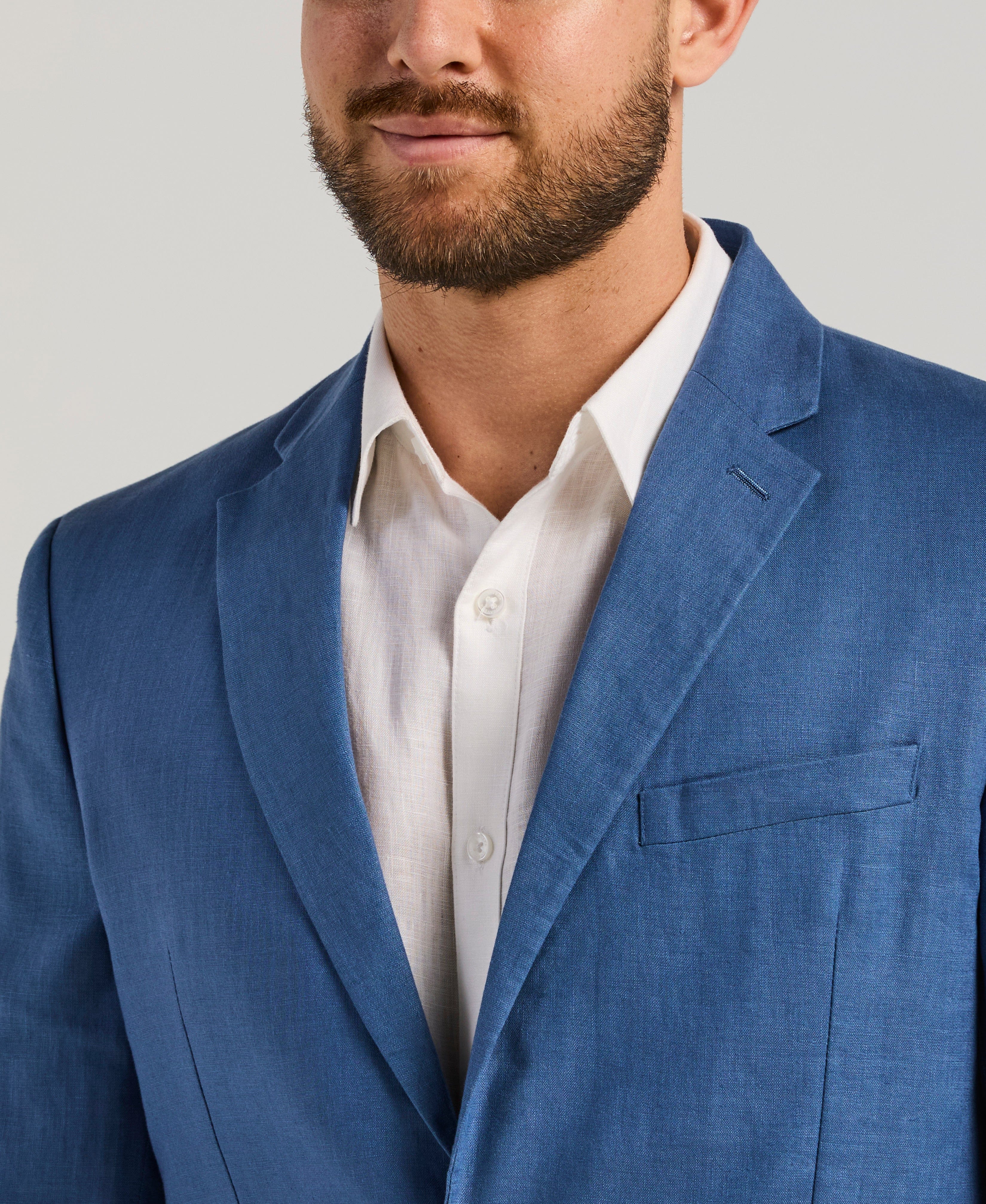 Delave Linen Suit Jacket - Image 4