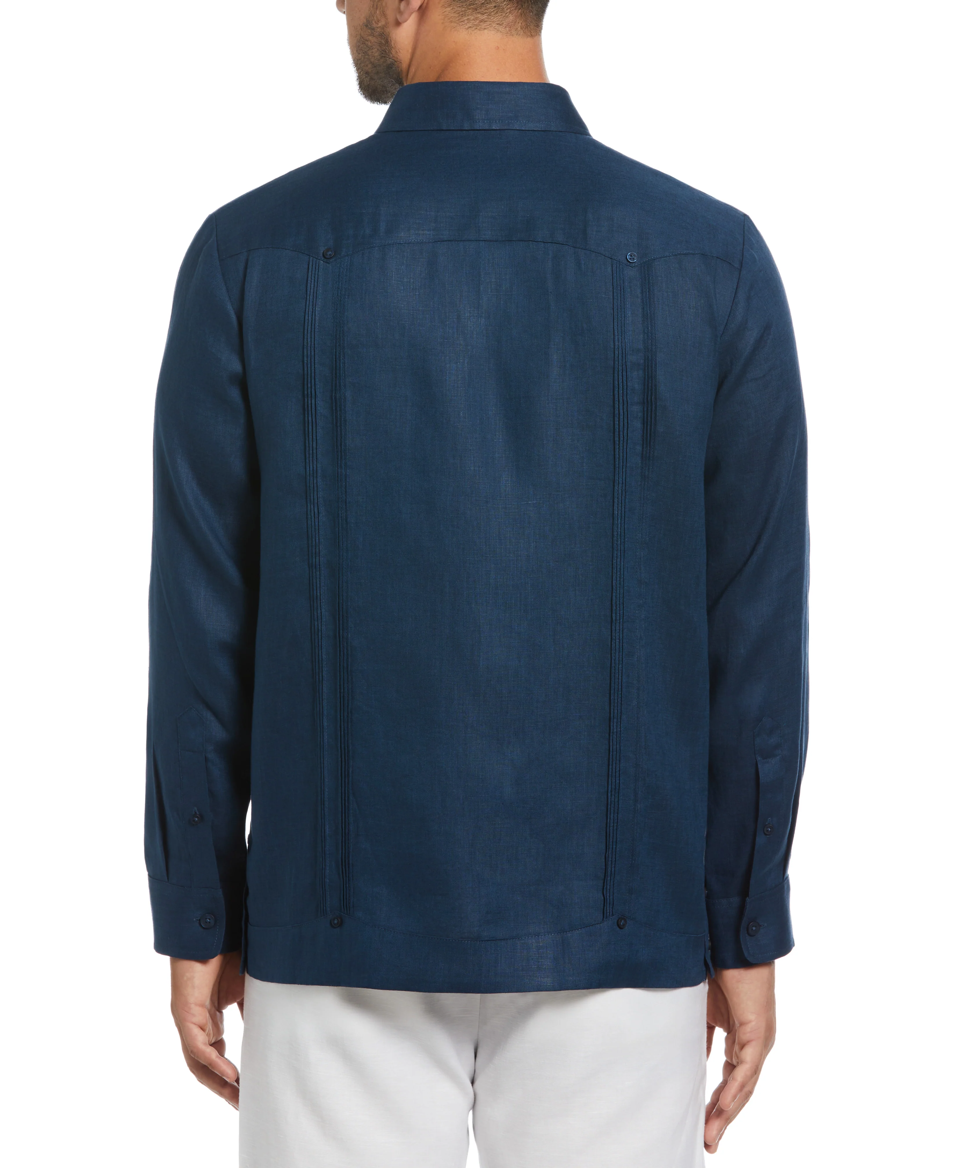 100% Linen Classic Guayabera Shirt - Long Sleeve - Image 13