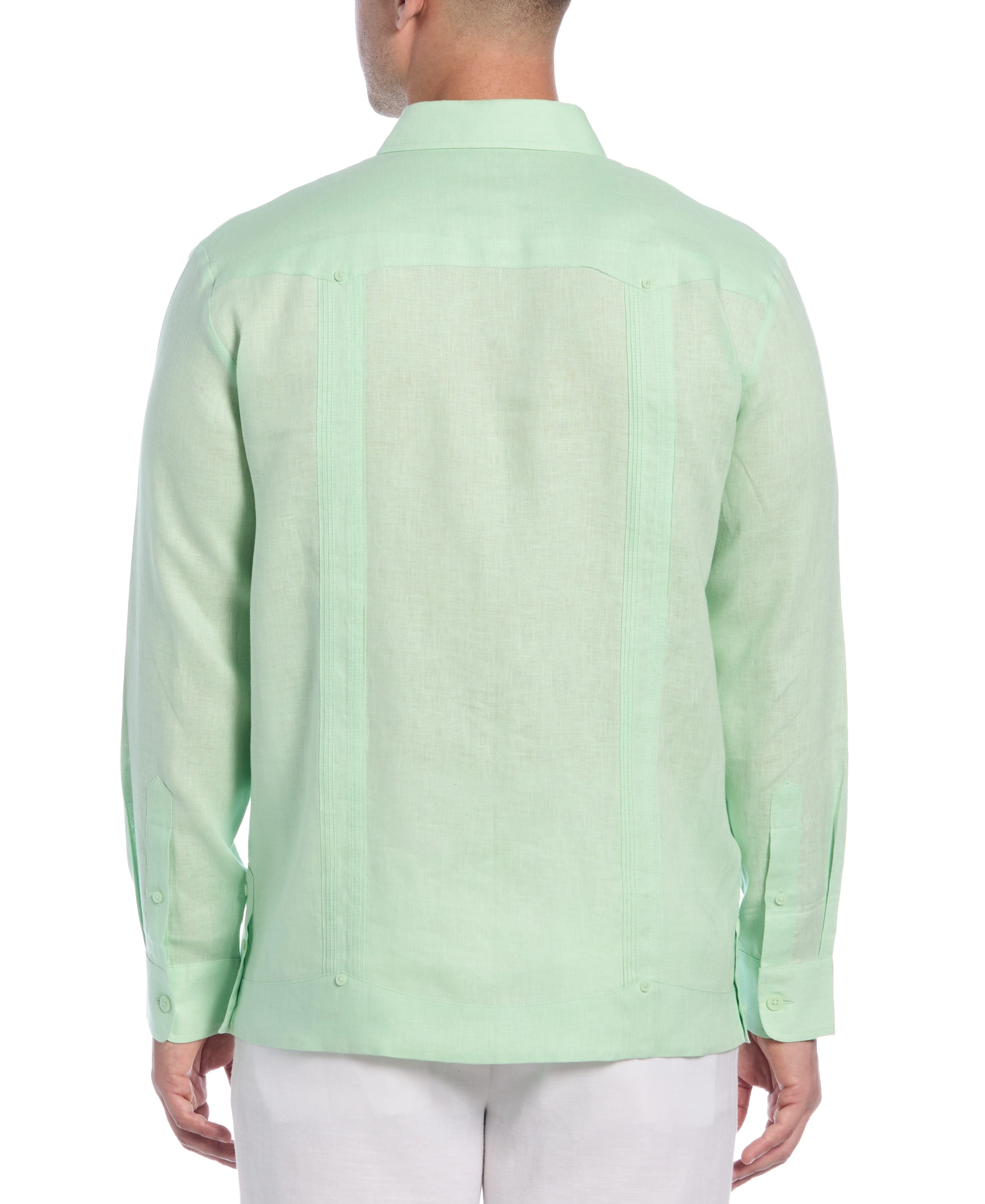 100% Linen Classic Guayabera Shirt - Long Sleeve - Image 42