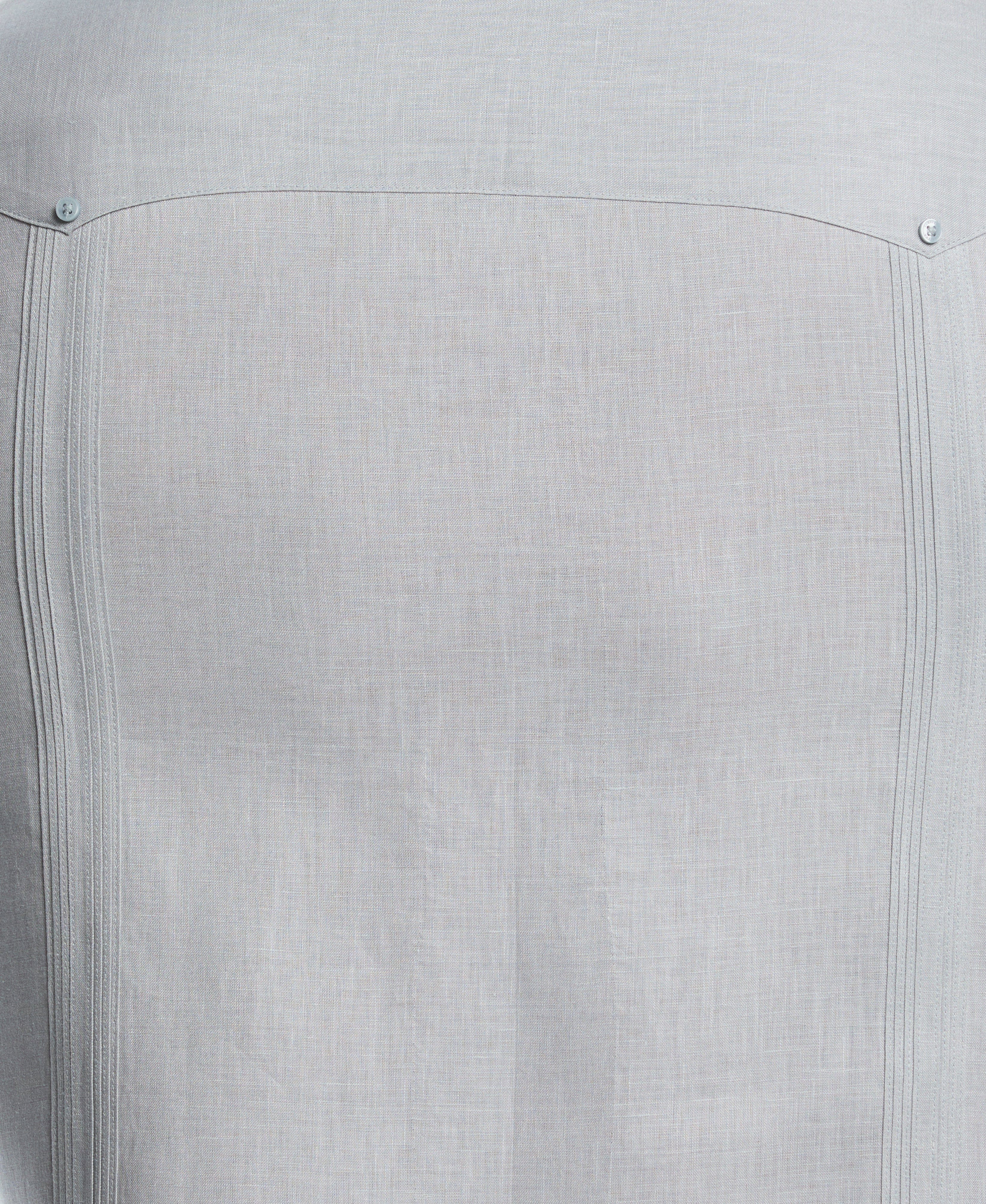 Big & Tall 100% Linen Classic Guayabera Shirt - Short Sleeve - Image 13
