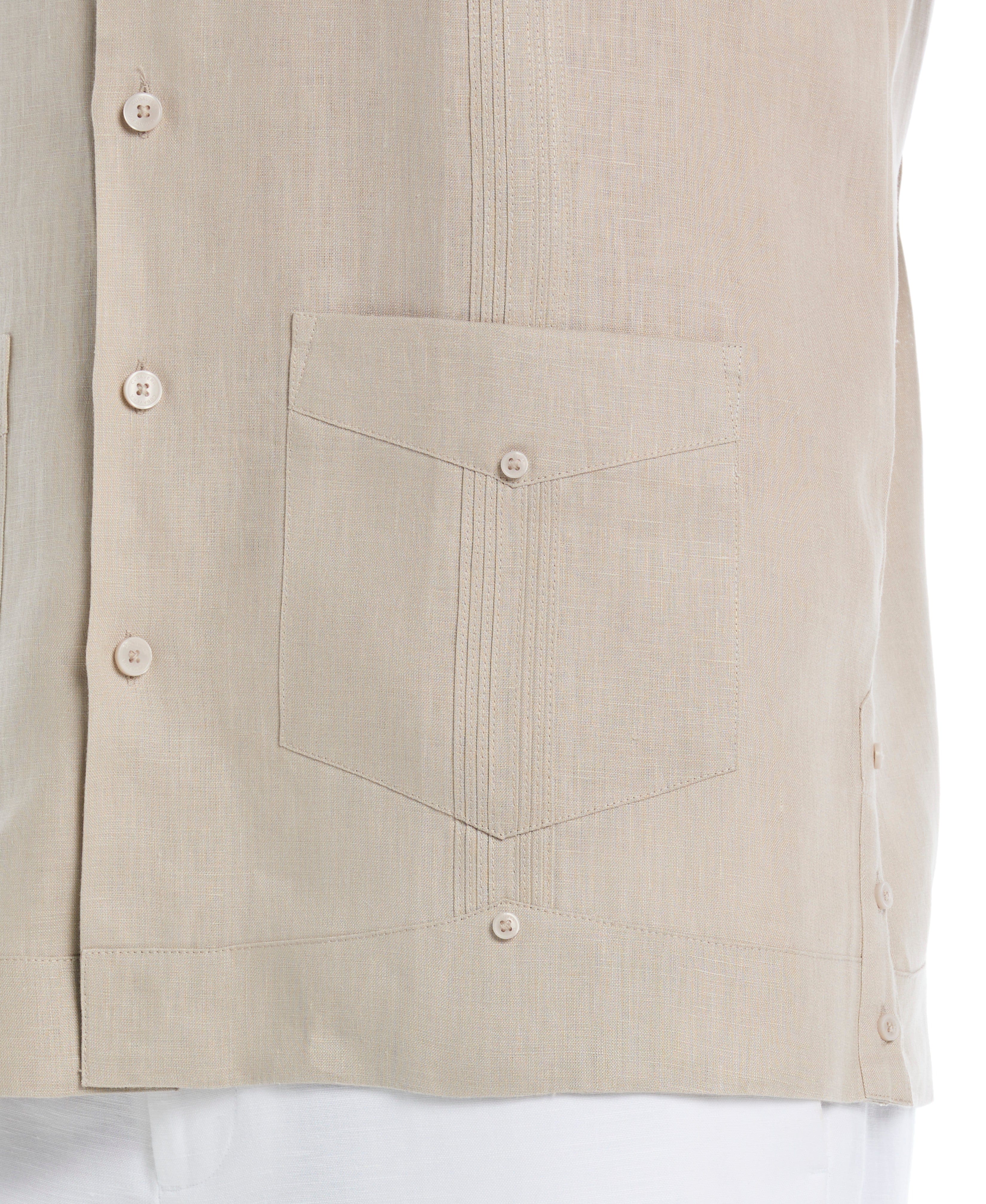 100% Linen Classic Guayabera Shirt - Short Sleeve - Image 31