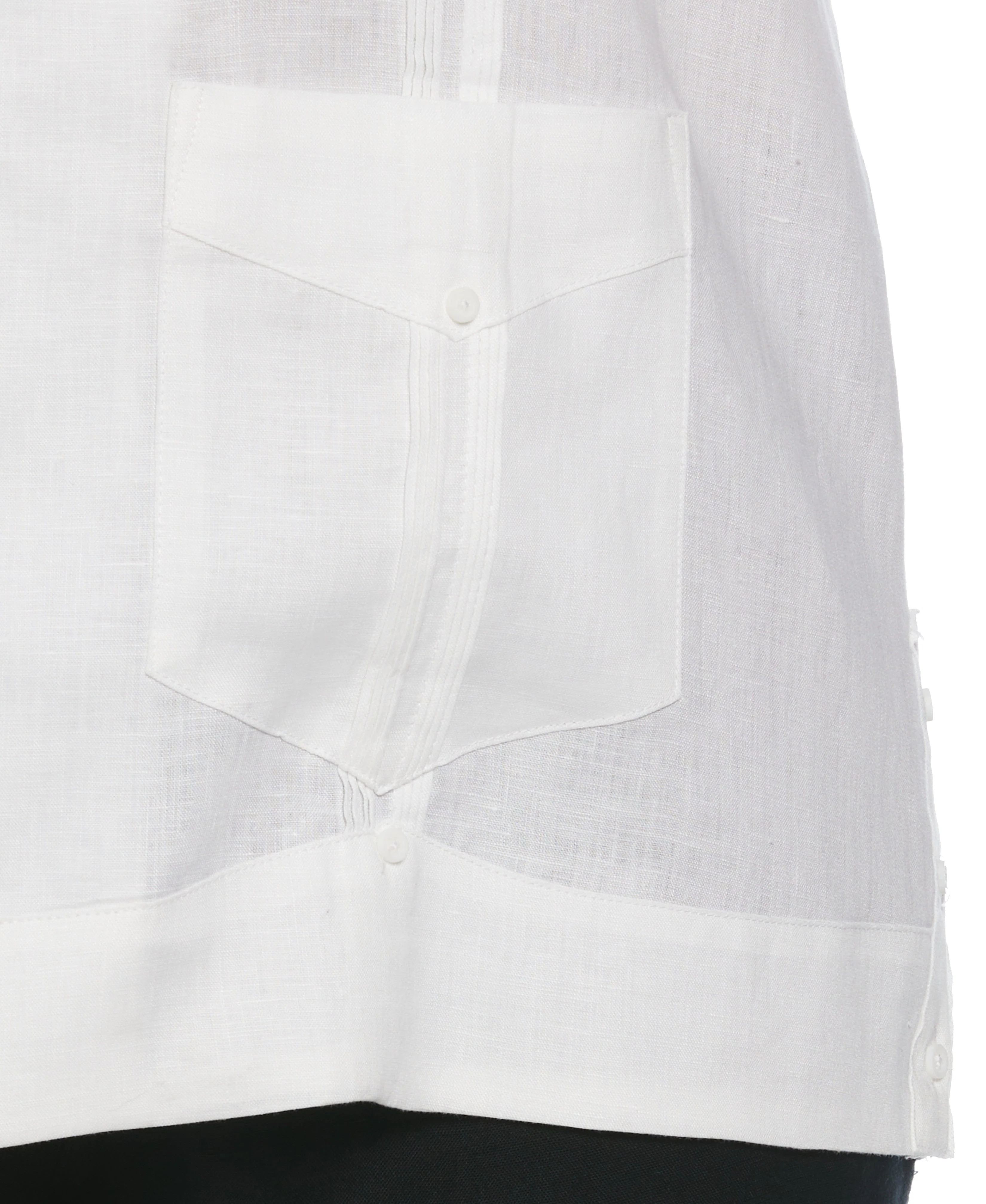 Big & Tall 100% Linen Classic Guayabera Shirt - Short Sleeve - Image 27