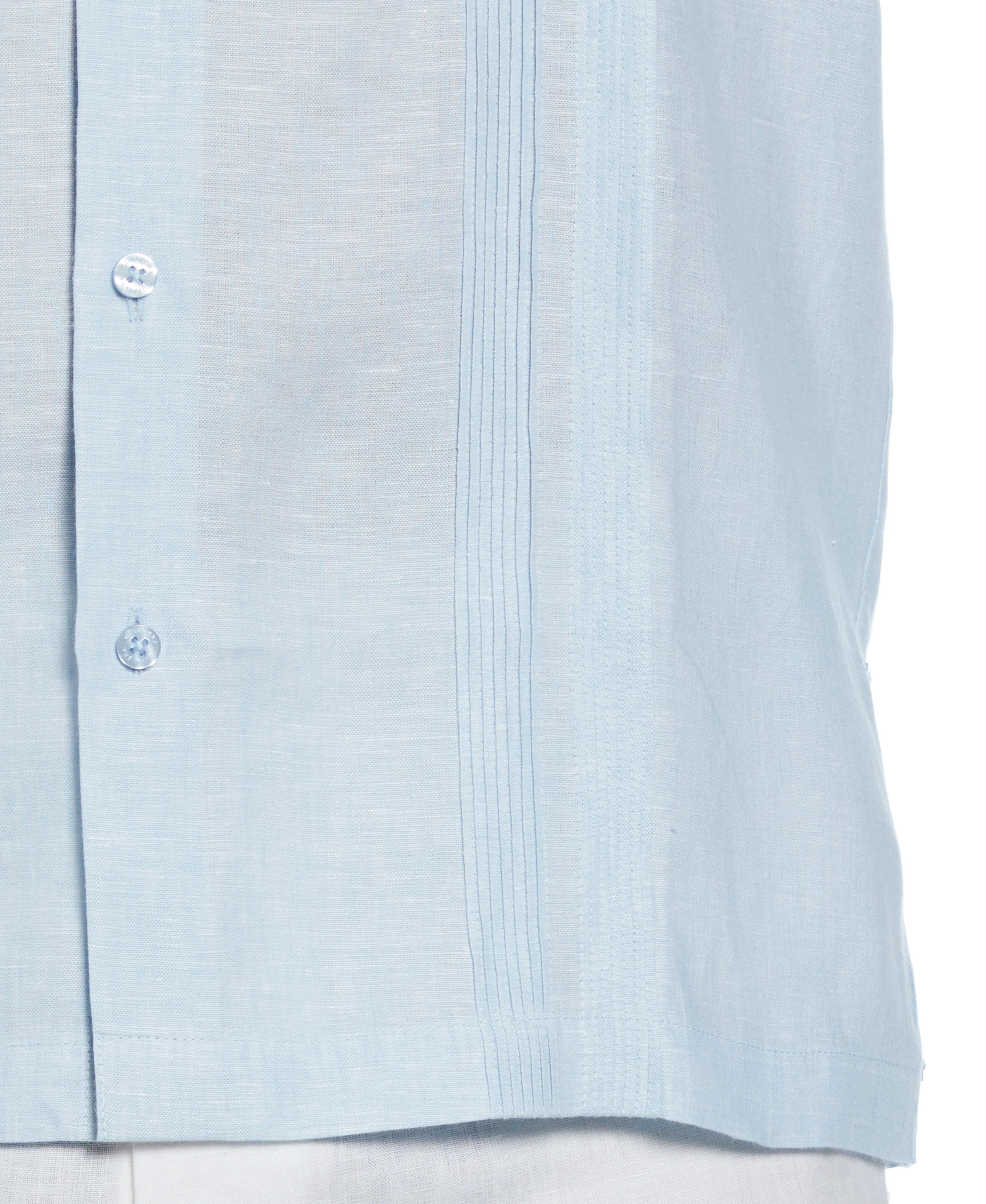 Linen Multi-Tuck Guayabera Shirt - Image 8