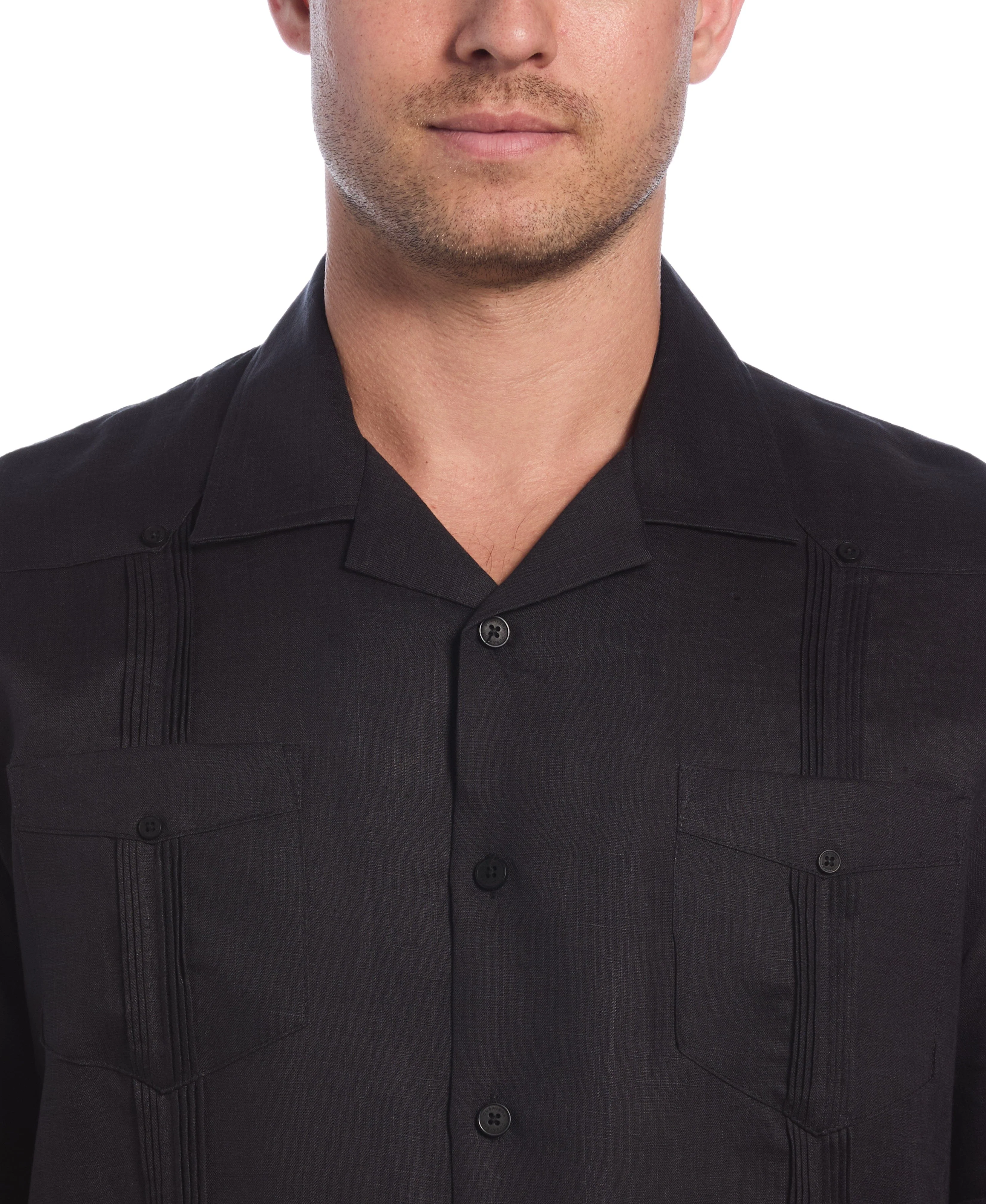 100% Linen Classic Guayabera Shirt - Short Sleeve - Image 10