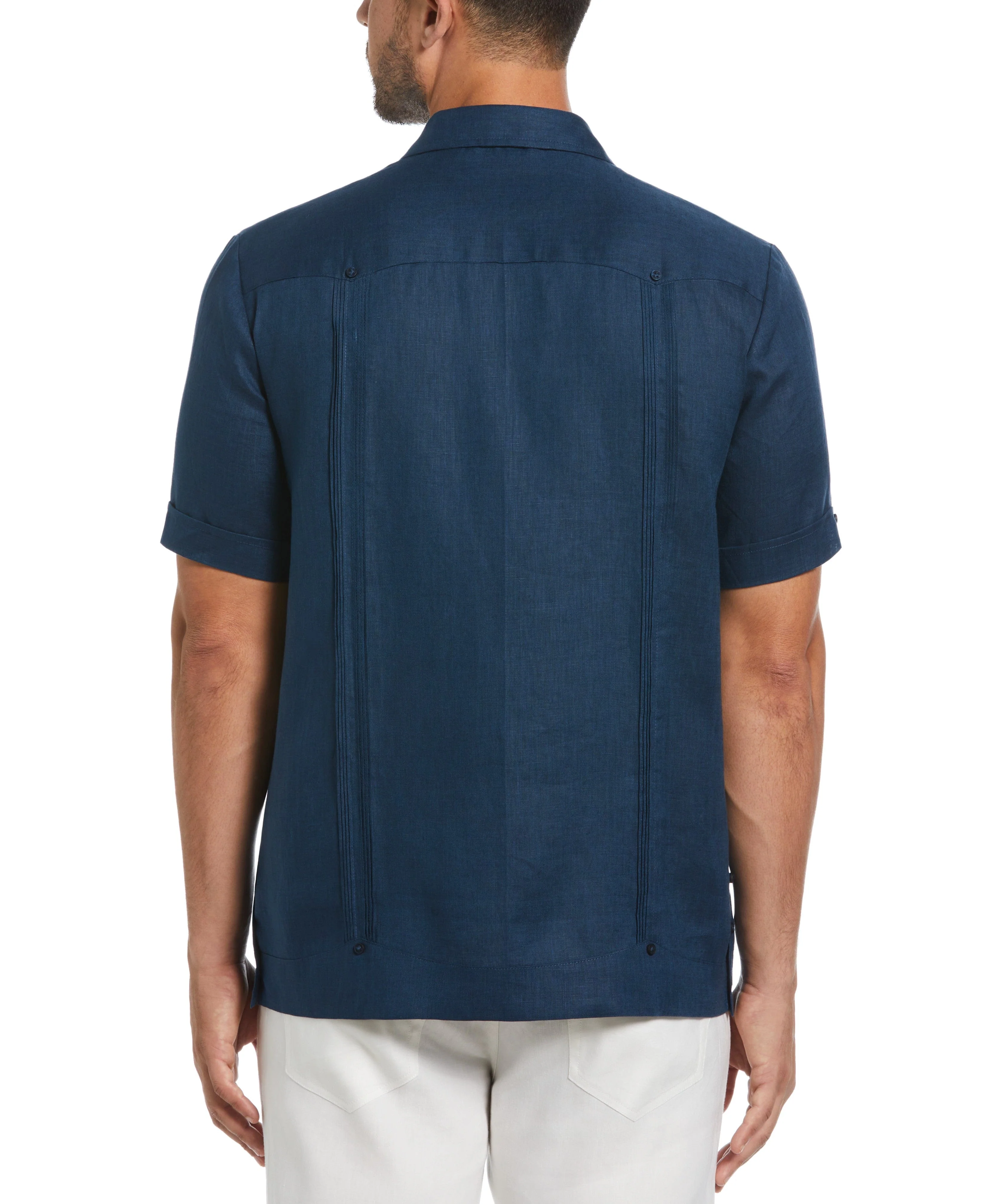 100% Linen Classic Guayabera Shirt - Short Sleeve - Image 13