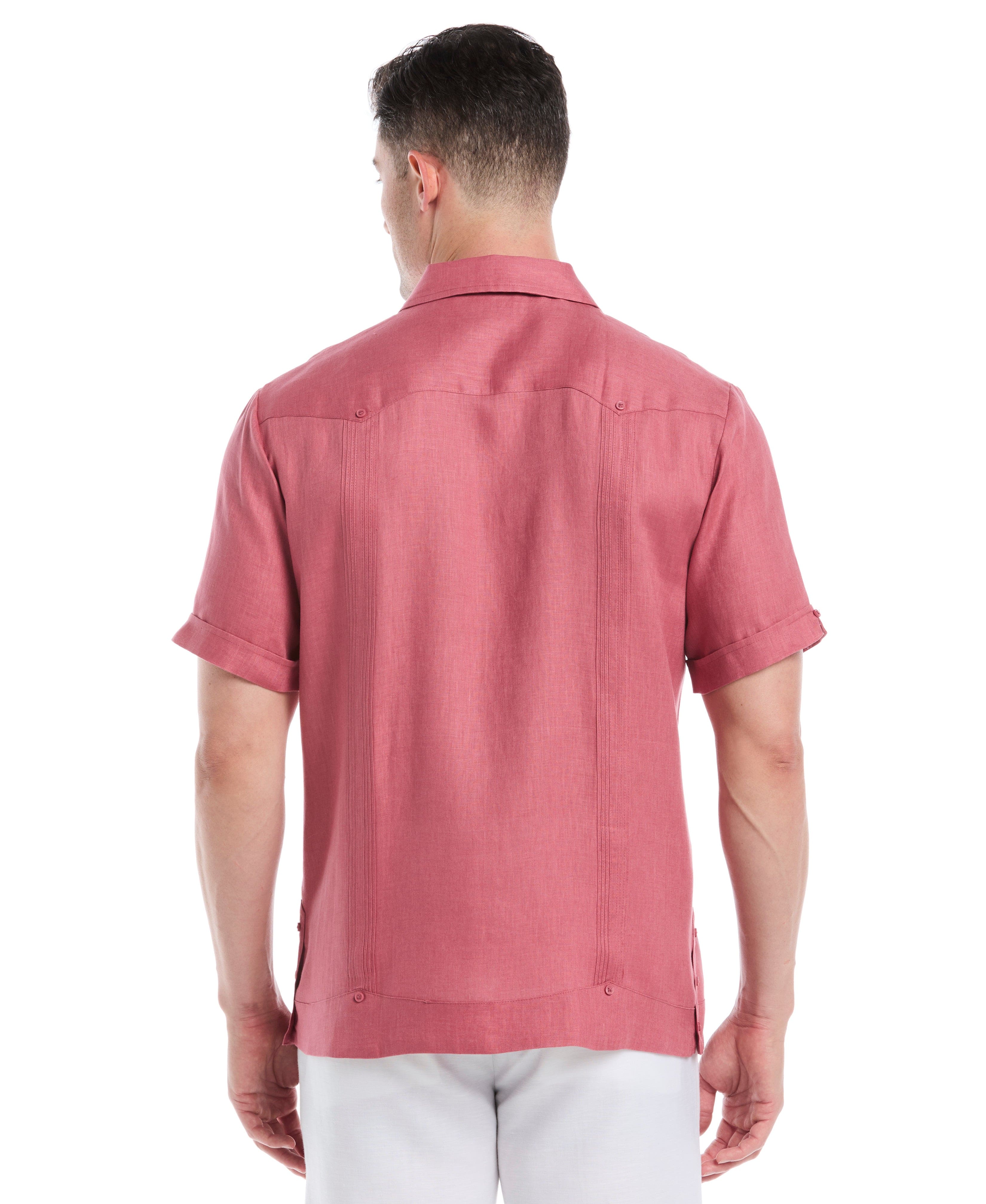 100% Linen Classic Guayabera Shirt - Short Sleeve - Image 23