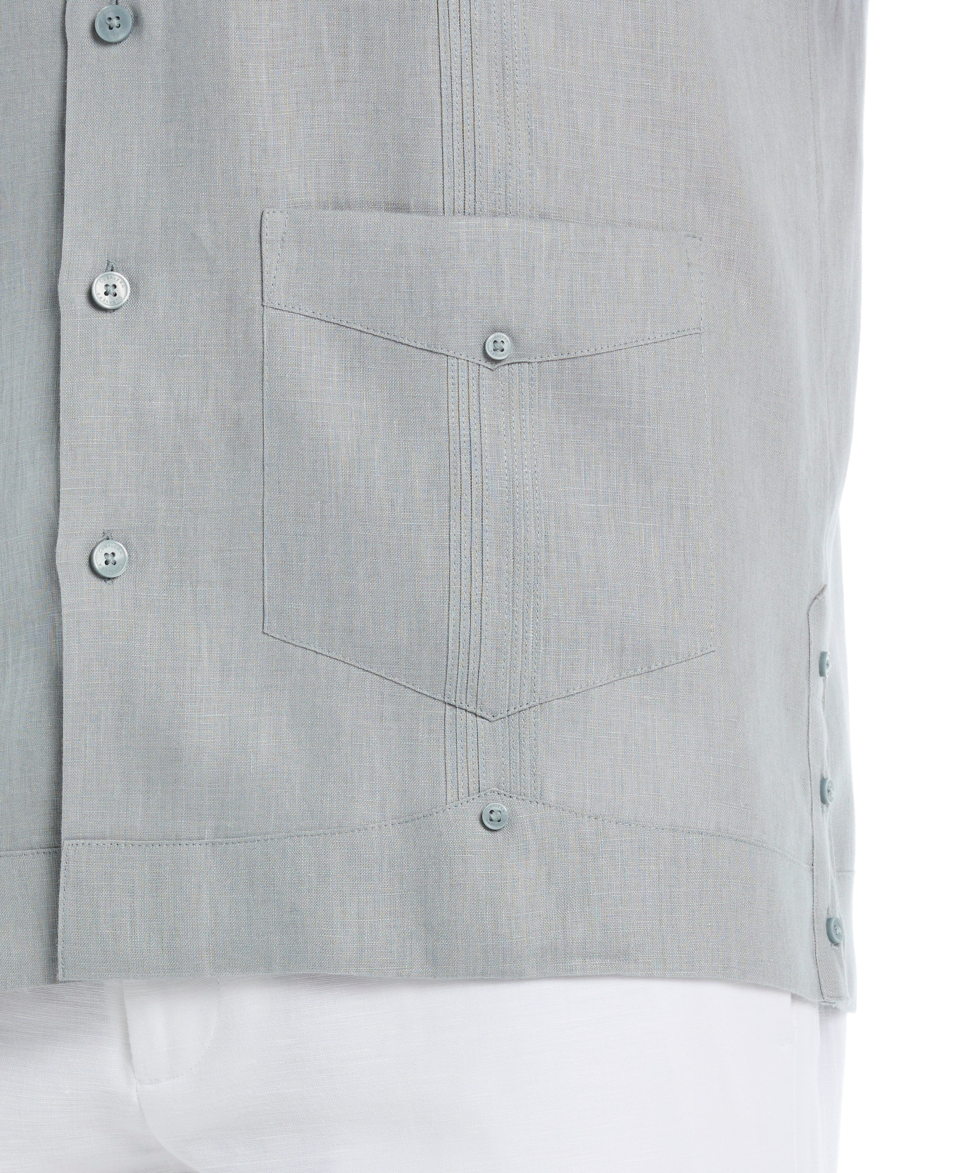 100% Linen Classic Guayabera Shirt - Short Sleeve - Image 37