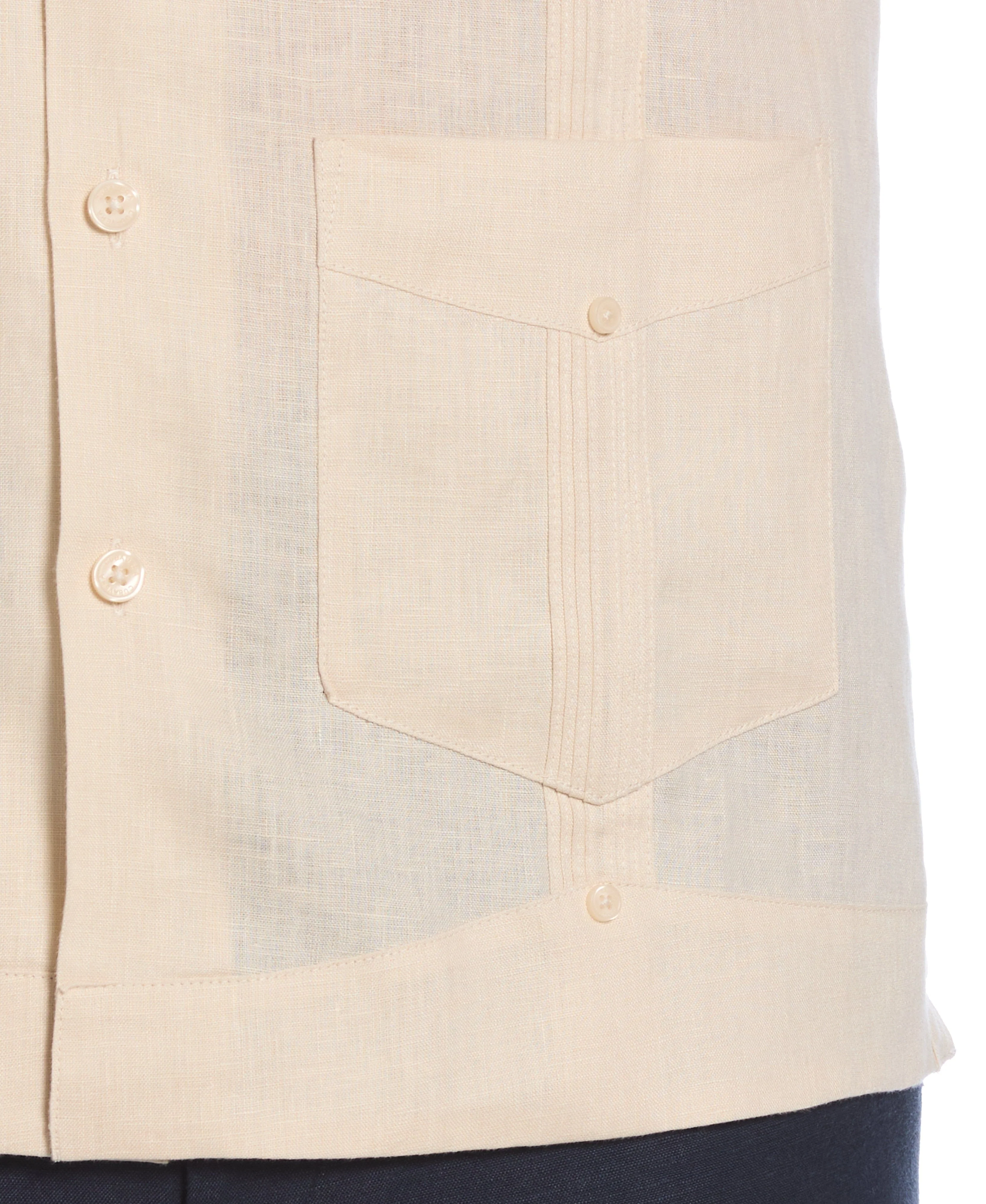 100% Linen Classic Guayabera Shirt - Short Sleeve - Image 43