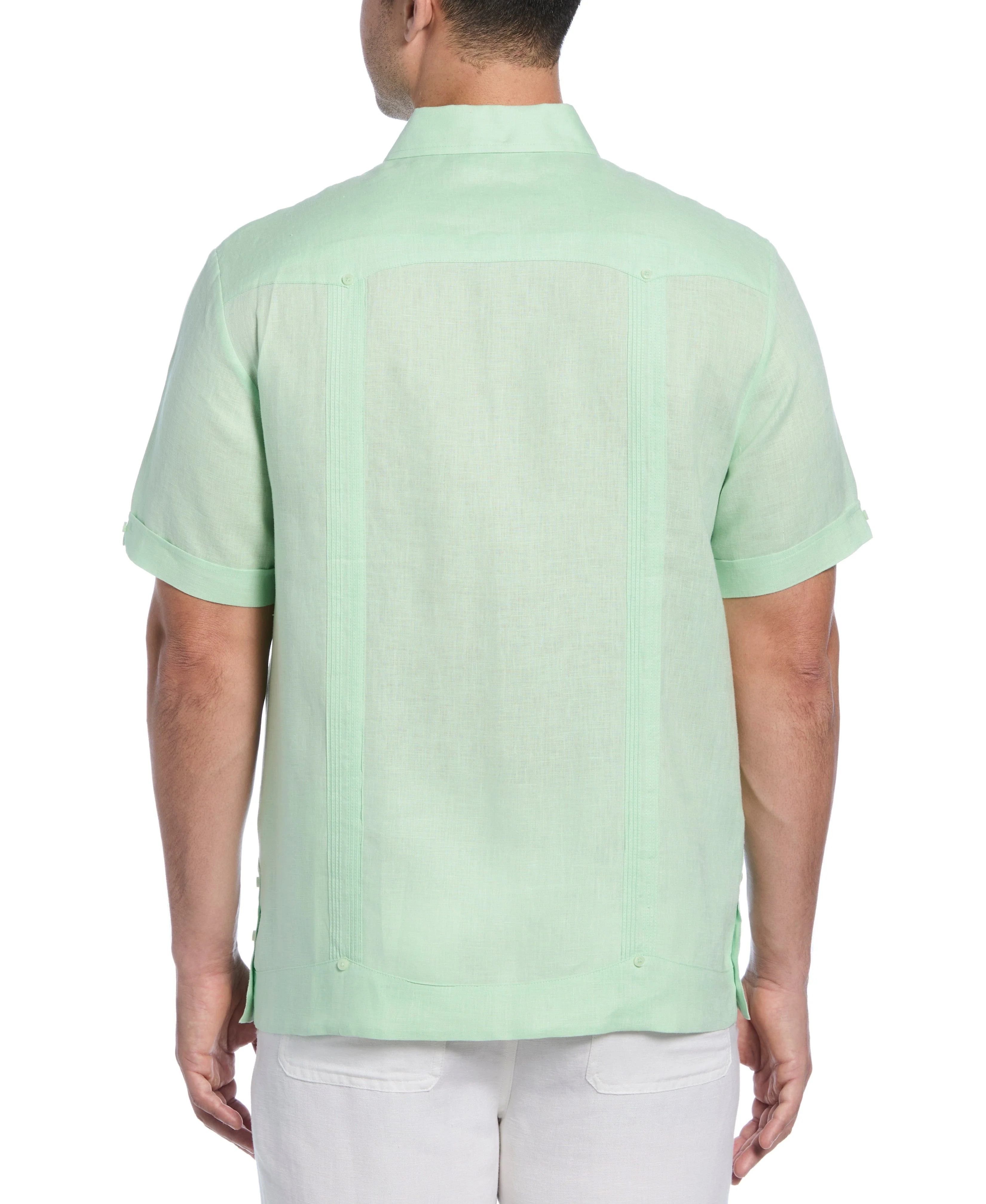 100% Linen Classic Guayabera Shirt - Short Sleeve - Image 47