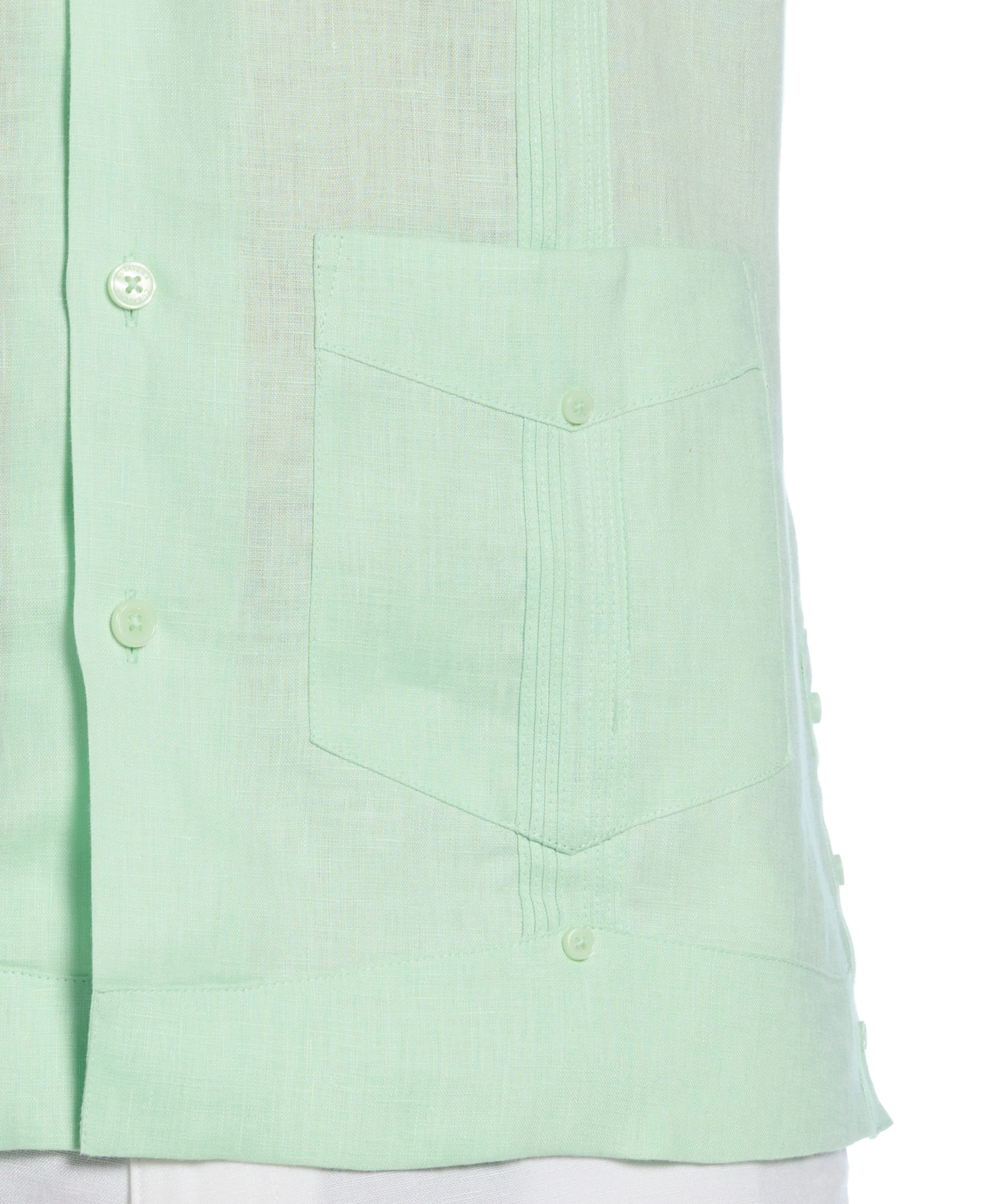 100% Linen Classic Guayabera Shirt - Short Sleeve - Image 48