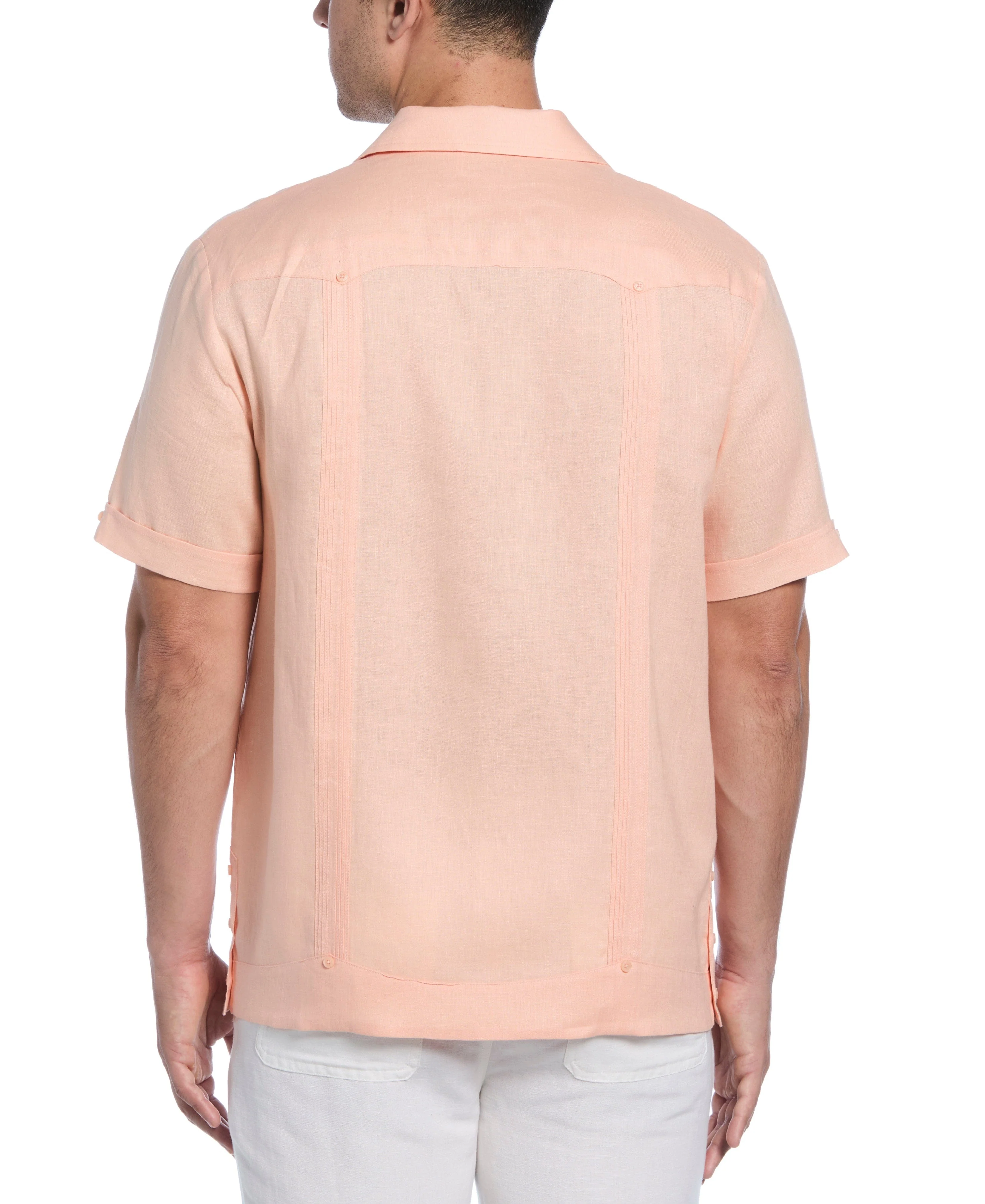 100% Linen Classic Guayabera Shirt - Short Sleeve - Image 52