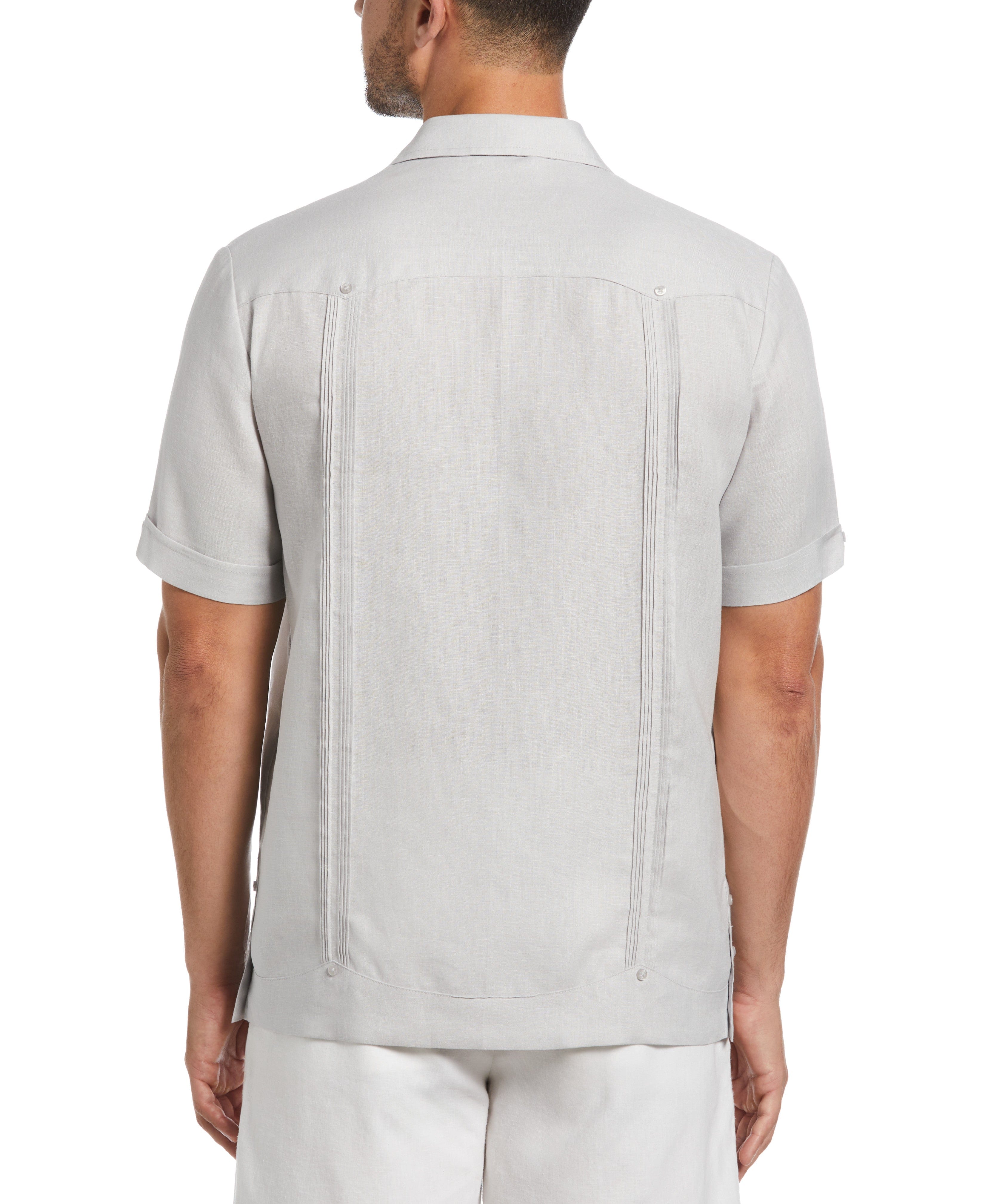 100% Linen Classic Guayabera Shirt - Short Sleeve - Image 63