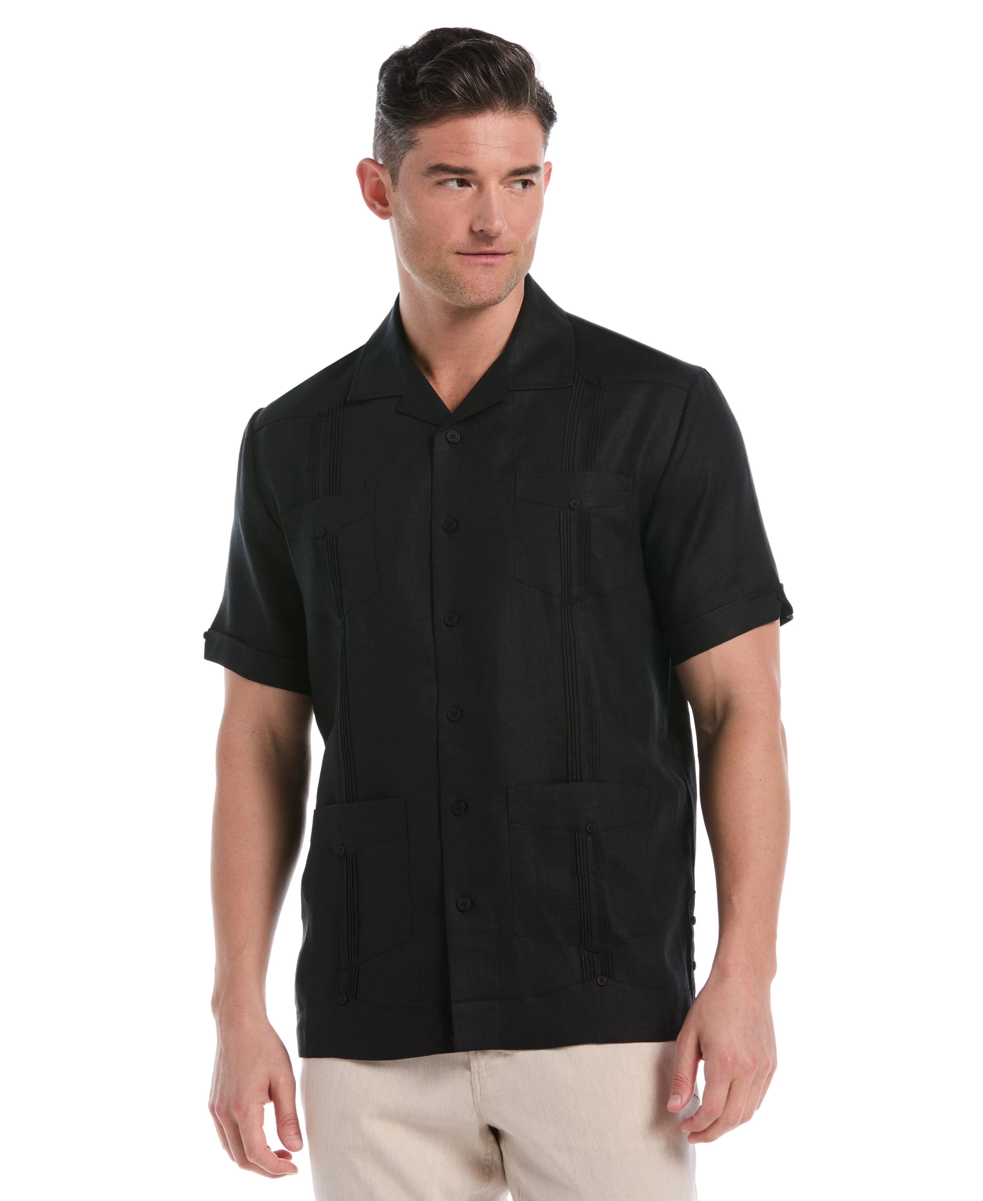 100% Linen Classic Guayabera Shirt - Short Sleeve - Image 7