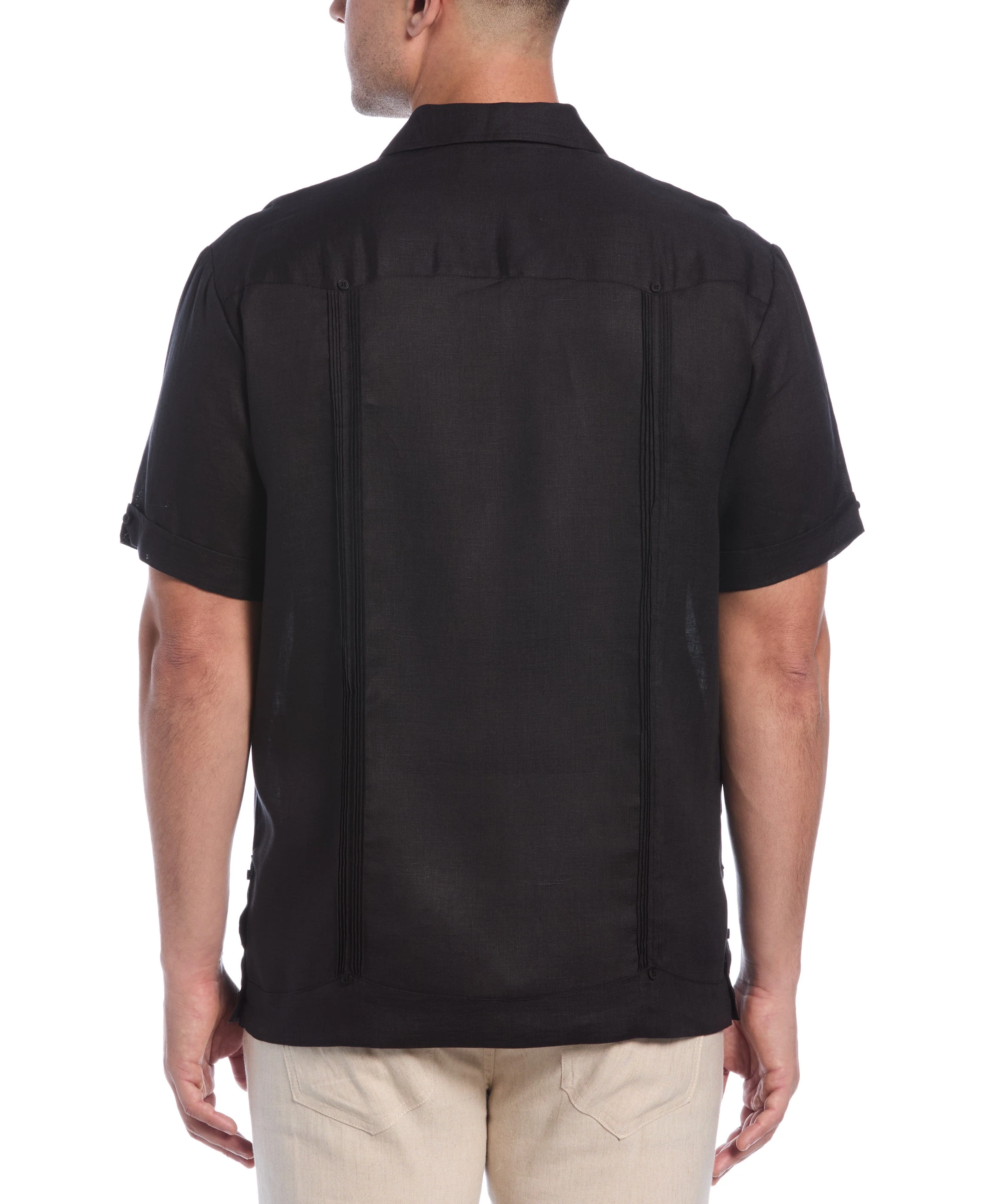 100% Linen Classic Guayabera Shirt - Short Sleeve - Image 8
