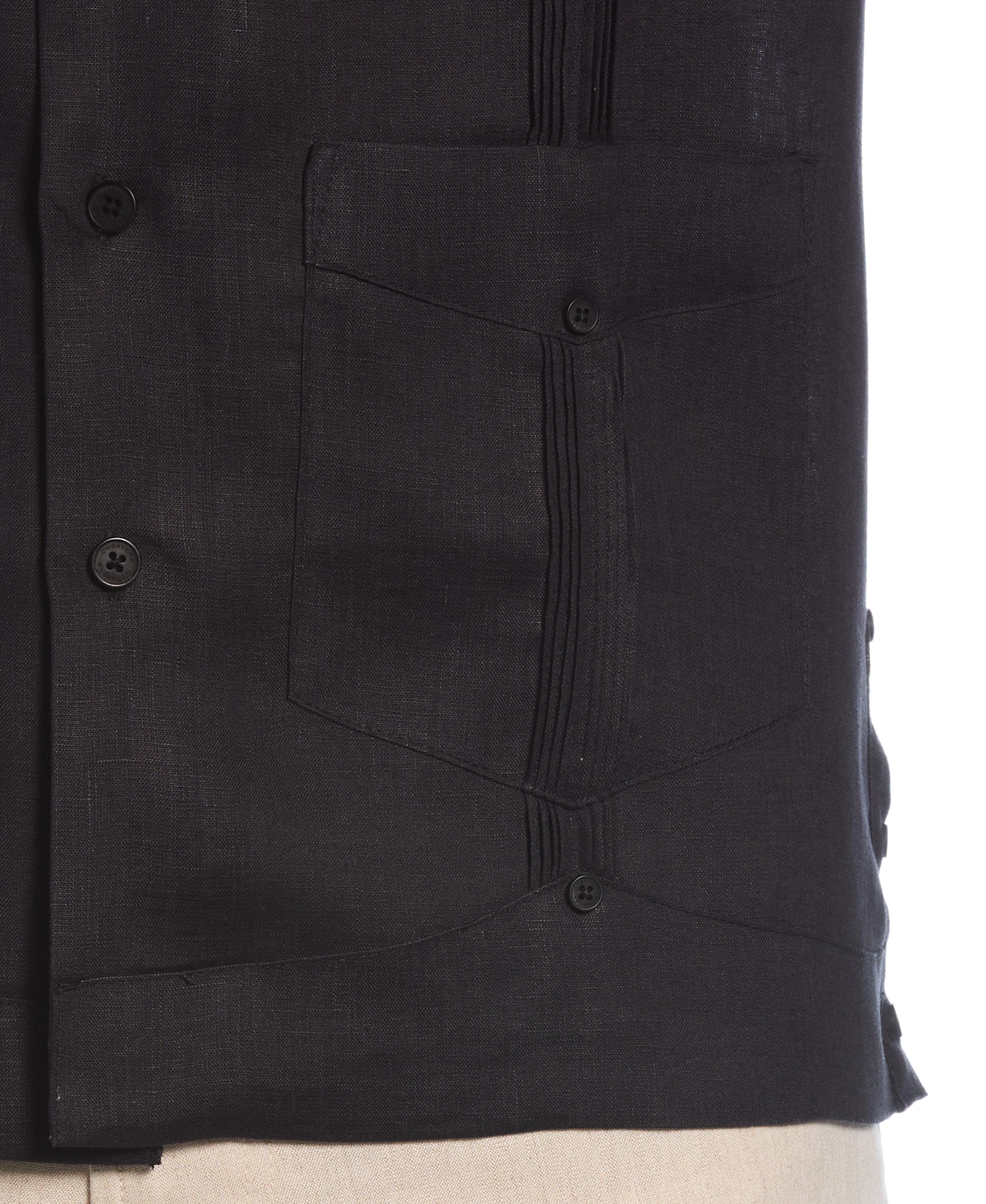 100% Linen Classic Guayabera Shirt - Short Sleeve - Image 9