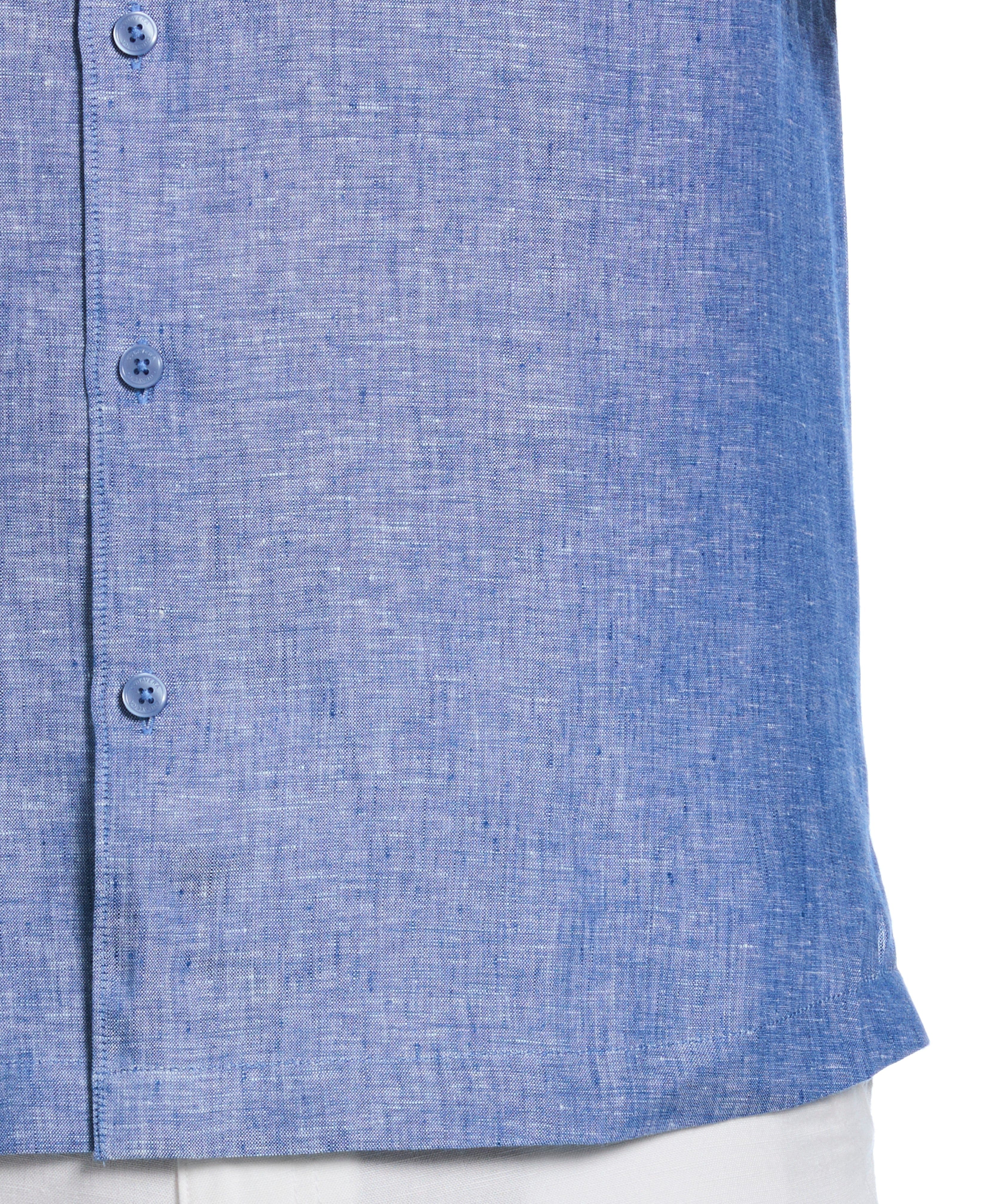 Classic Two-Tone Linen Shirt - Image 20