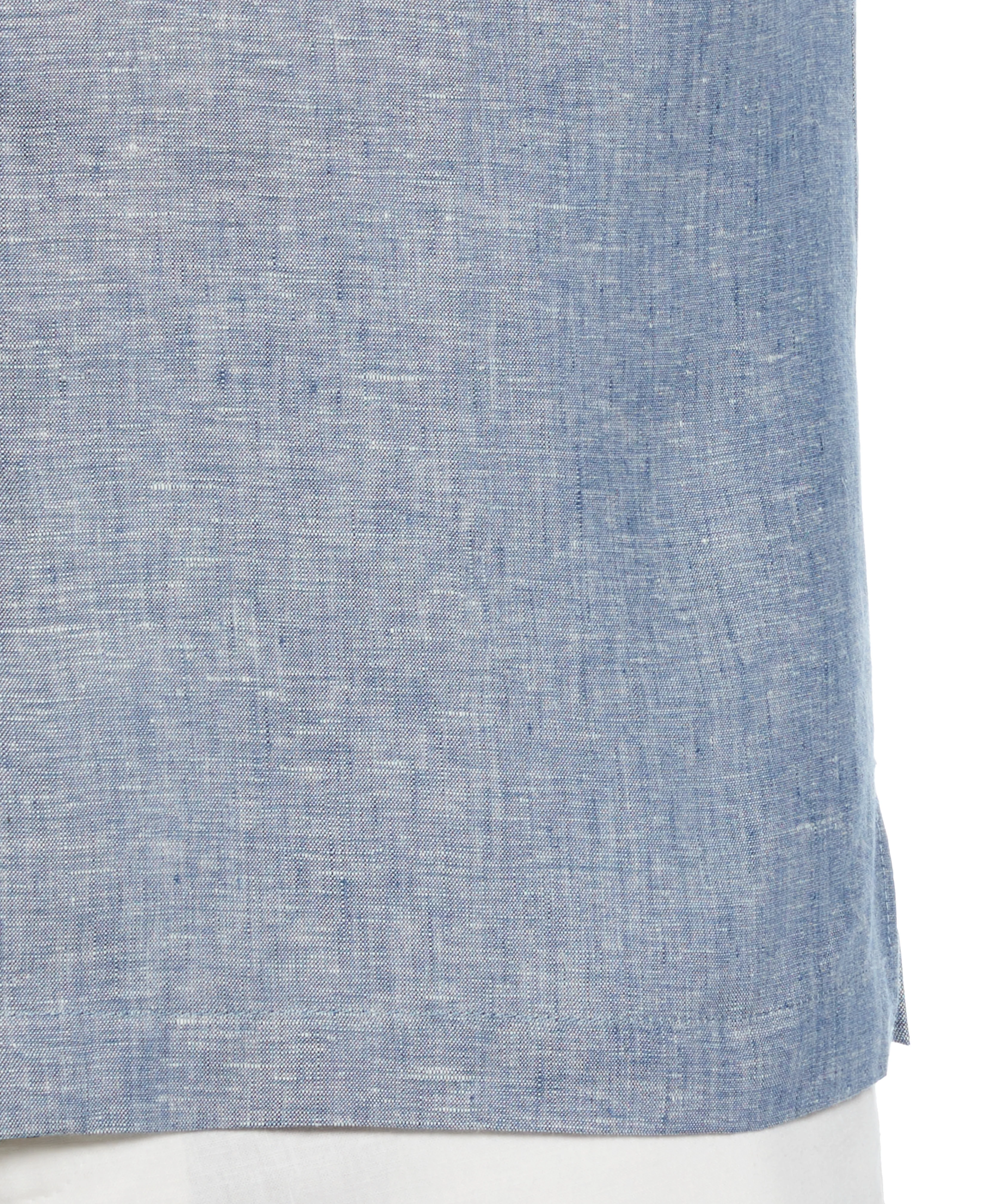 Classic Two-Tone Linen Shirt - Image 30