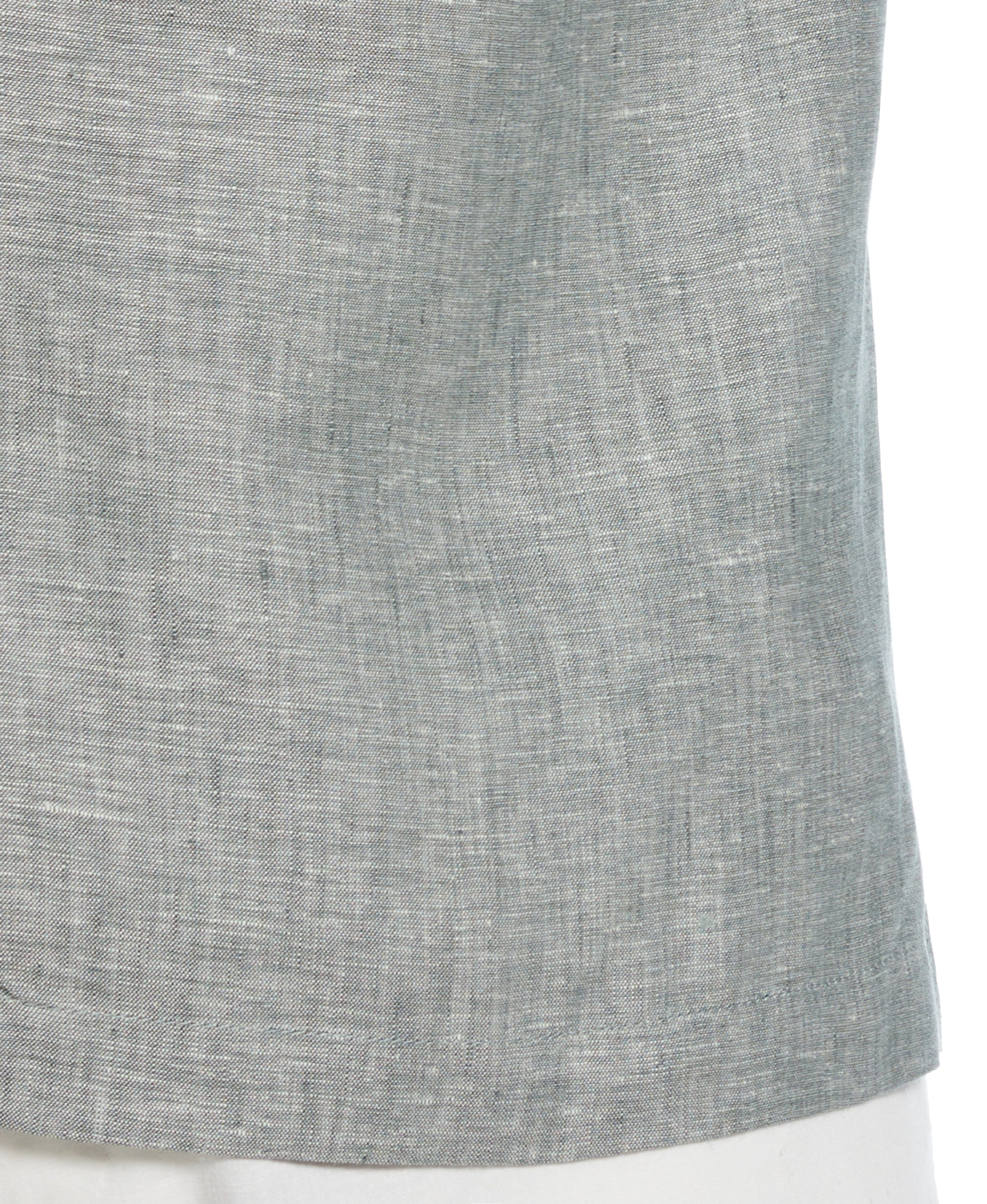 Classic Two-Tone Linen Shirt - Image 40