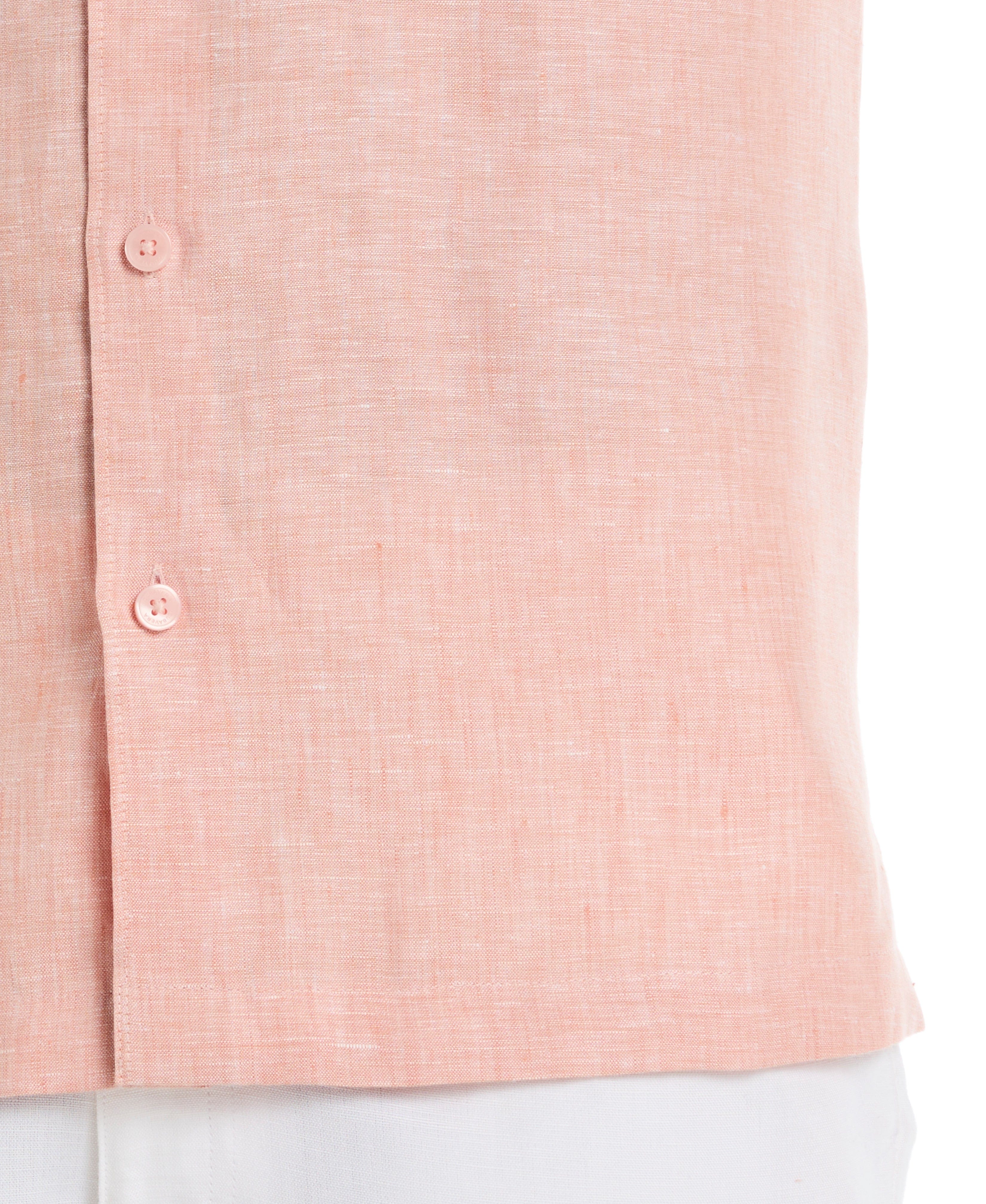 Big & Tall Classic Two-Tone Linen Shirt - Image 15