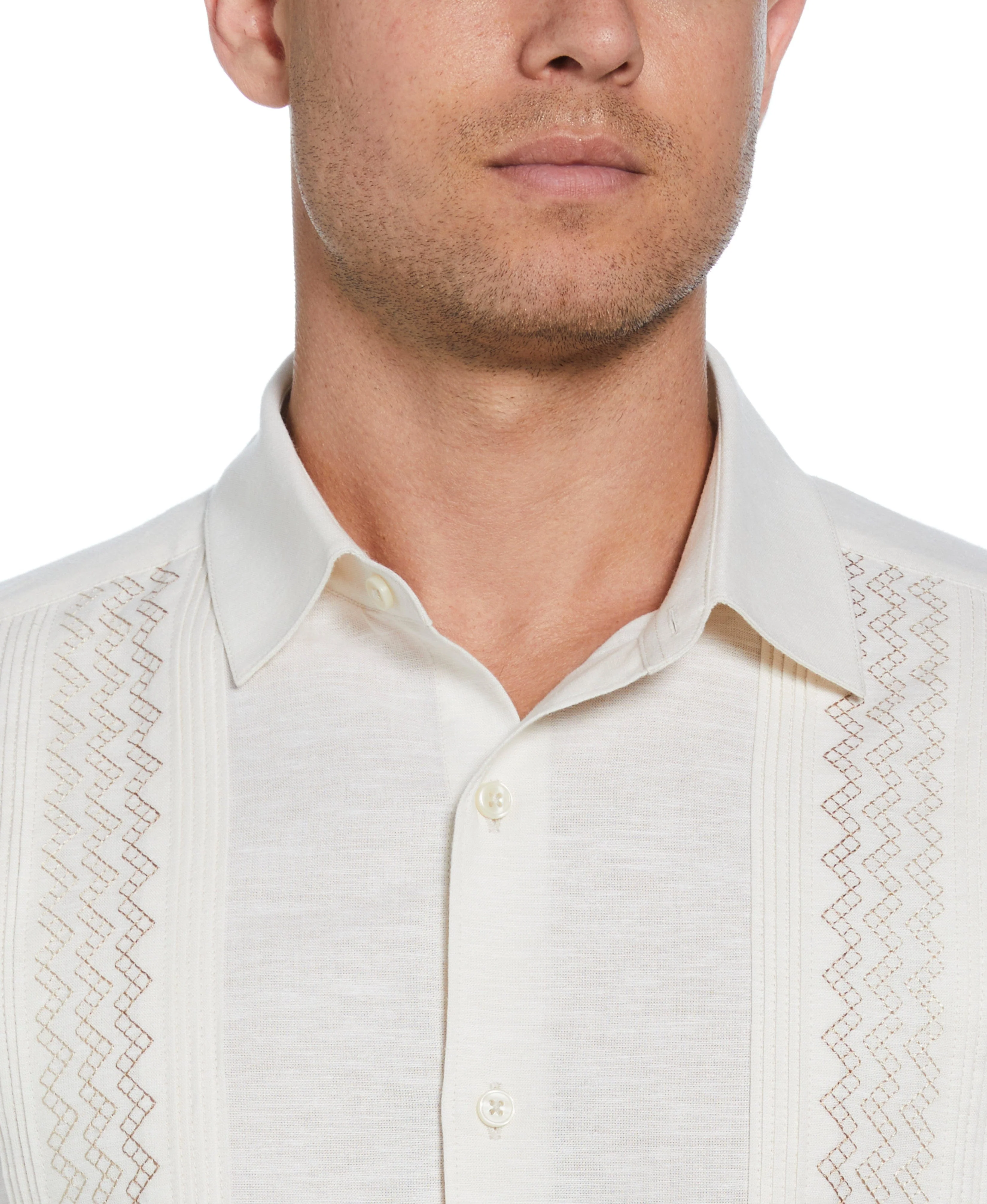 Multi-Tuck Embroidered Shirt - Image 4