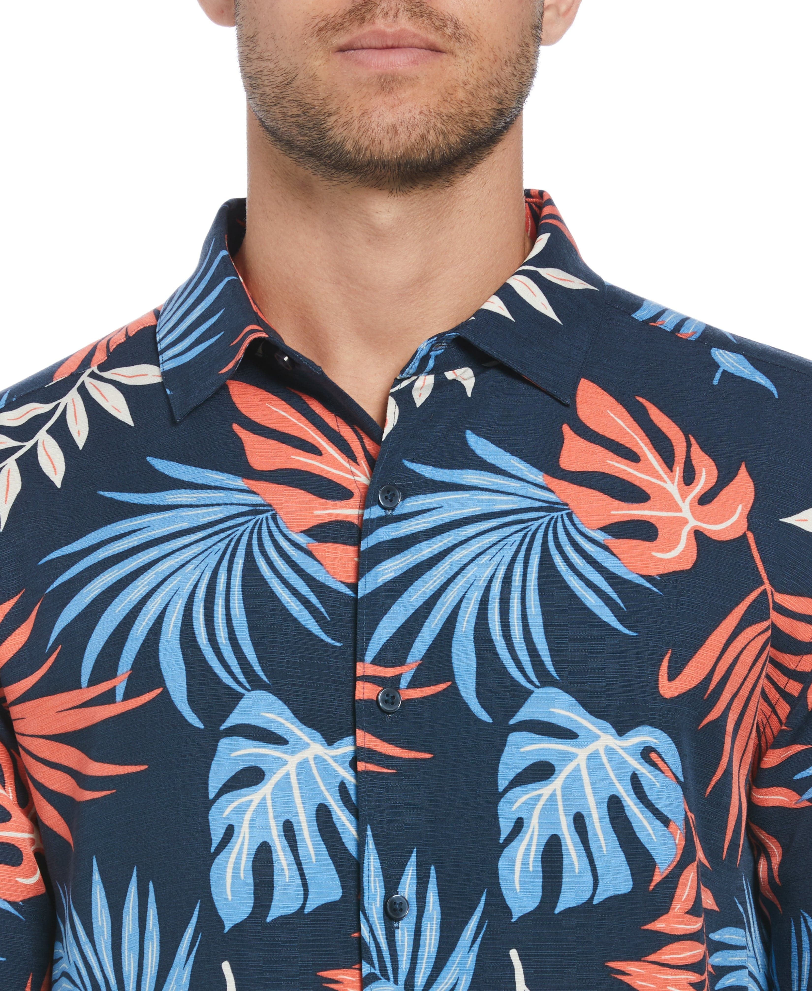 Multicolor Leaf Print Shirt - Image 3